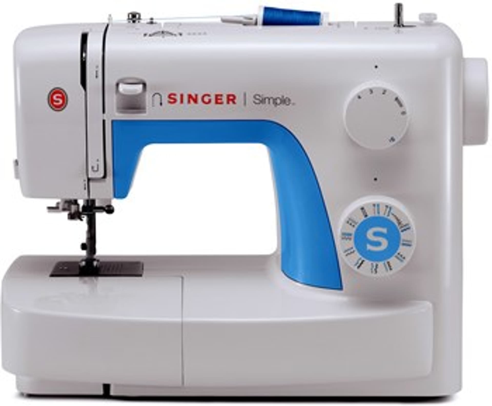 

Singer Sewing Machine 3221 Number of stitches 21, Number of buttonholes 1, White