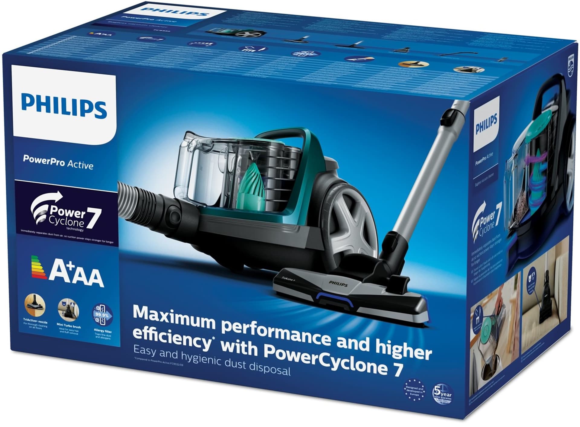 

Odkurzacz PHILIPS PowerPro Active FC 9555/09