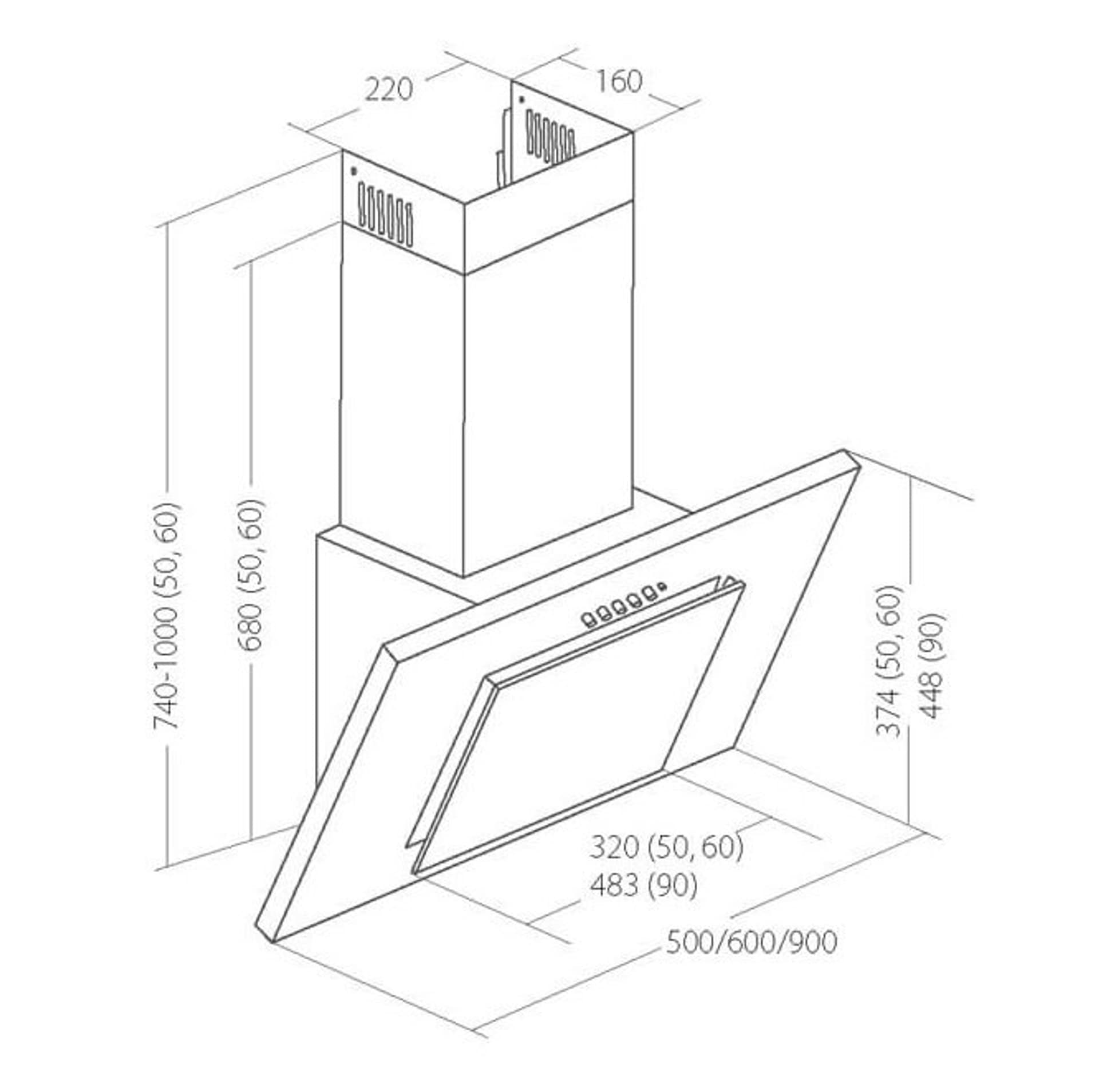 

Okap kominowy AKPO WK-4 NERO ECO 60 SZARY / SZYBA SZARA (162 m3/h; 600mm; kolor inox)