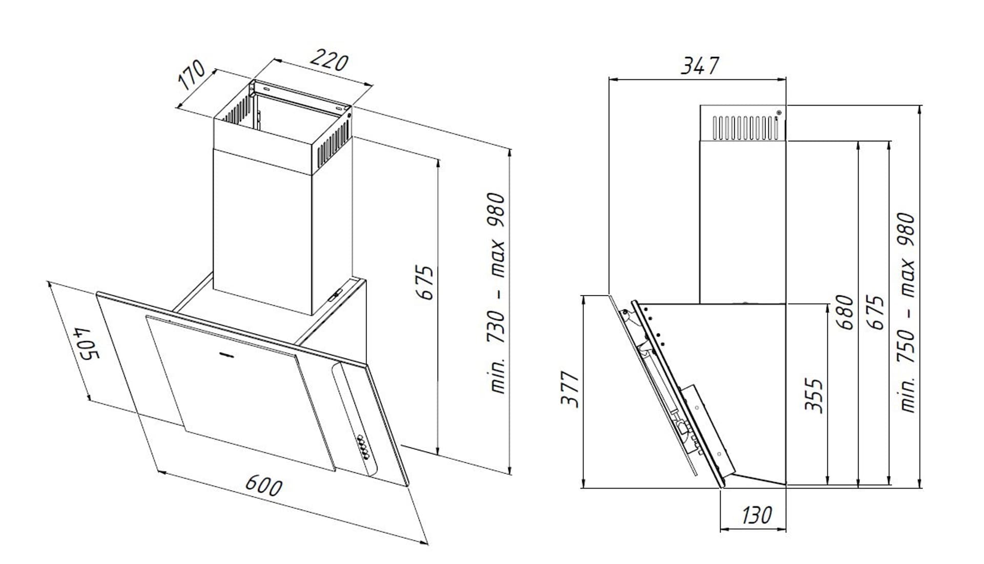 

Okap AKPO WK-4 MIRT ECO 60 CZARNY