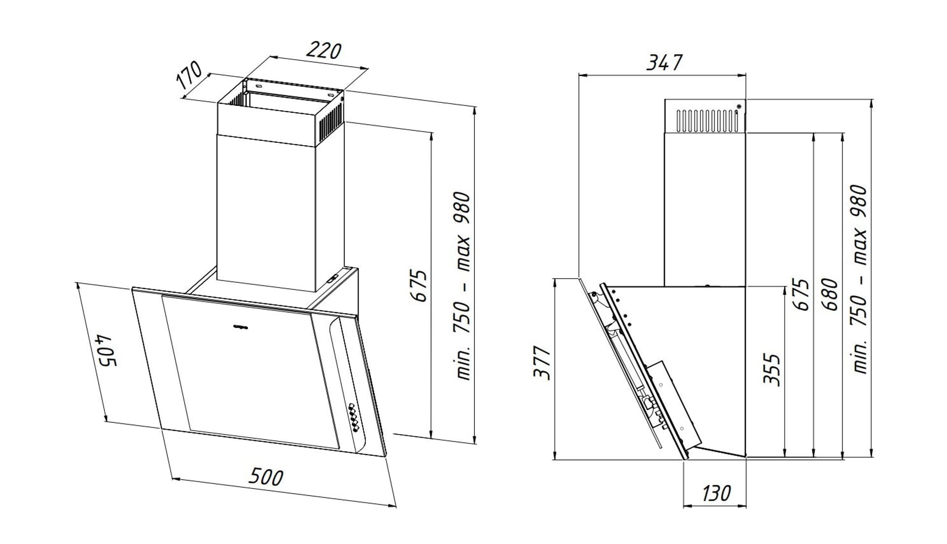 

Okap AKPO WK-4 MIRT ECO 50 CZARNY