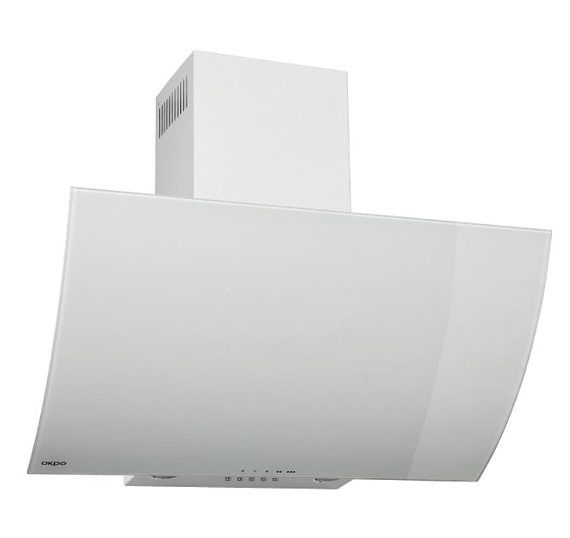 

Okap kominowy AKPO WK-4 Clarus 60 Biały (600mm; front gięte białe szkło)