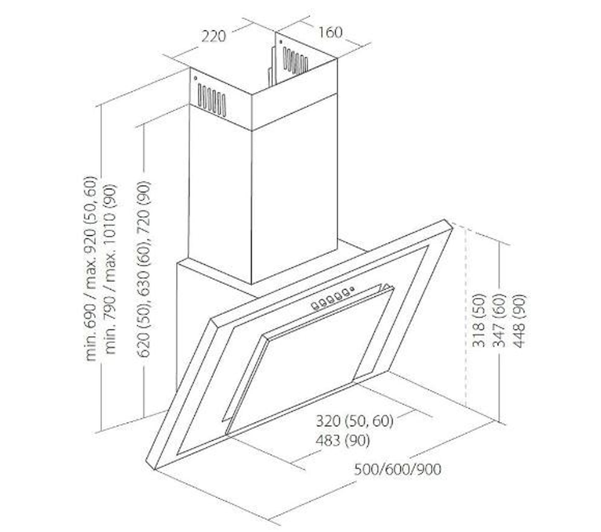 

Okap kominowy AKPO WK-4 NERO ECO 60 BIAŁY (162 m3/h; 600mm; kolor biały)