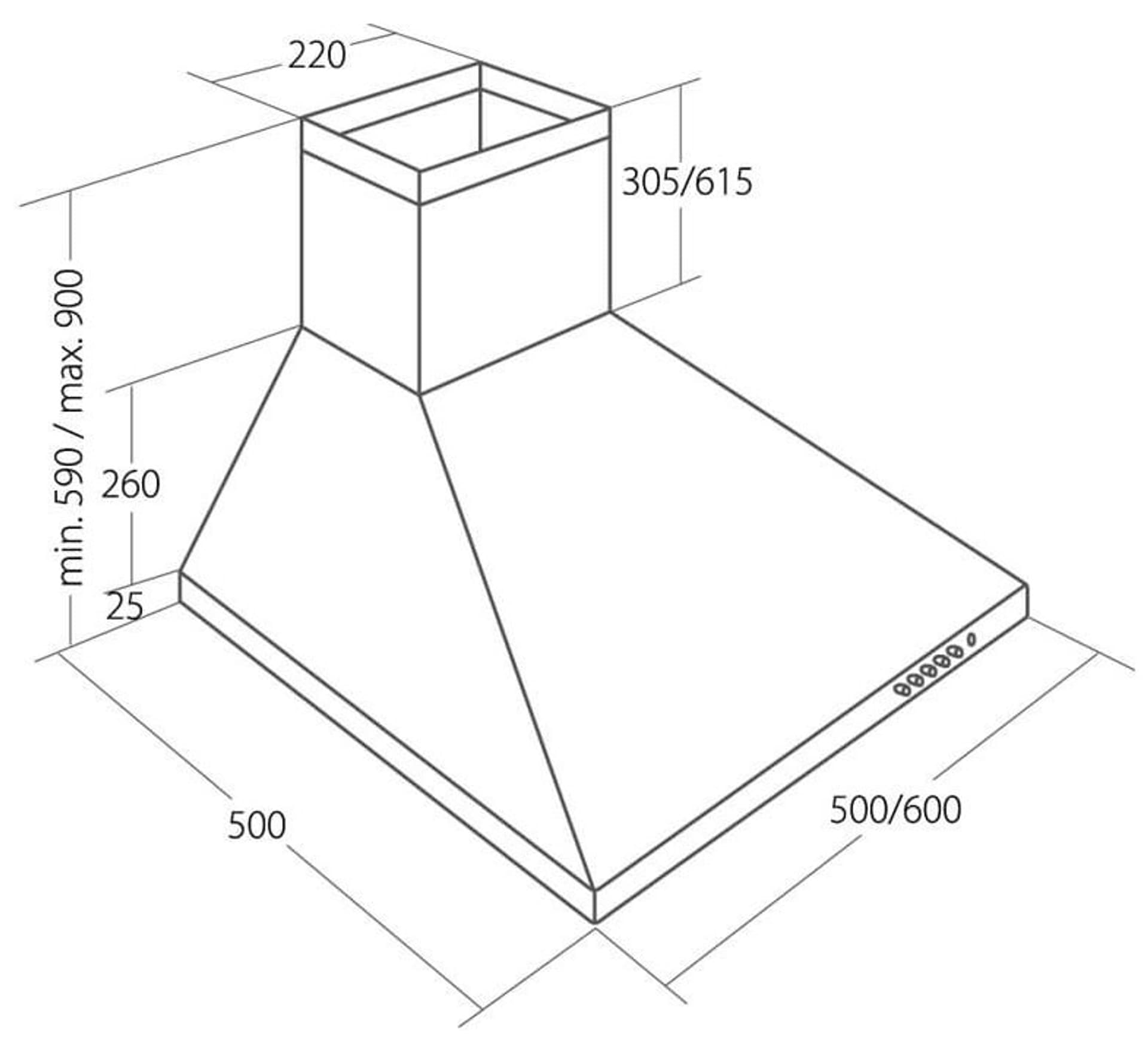 

Okap kominowy AKPO WK-4 Classic 60 CZARNY ECO (449,4 m3/h; 600mm; kolor czarny)