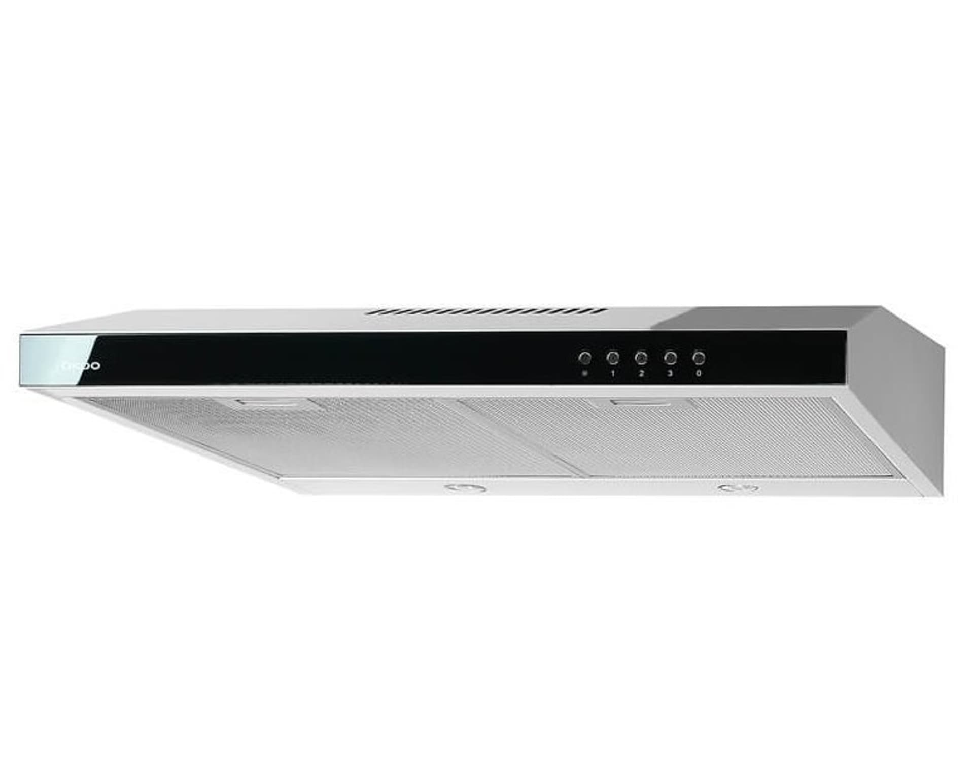 

Okap podszafkowy AKPO WK-7 K GLASS 50 INOX/CZARNE SZKŁO (50 cm szer., stal nierdzewna, front czarne szło)