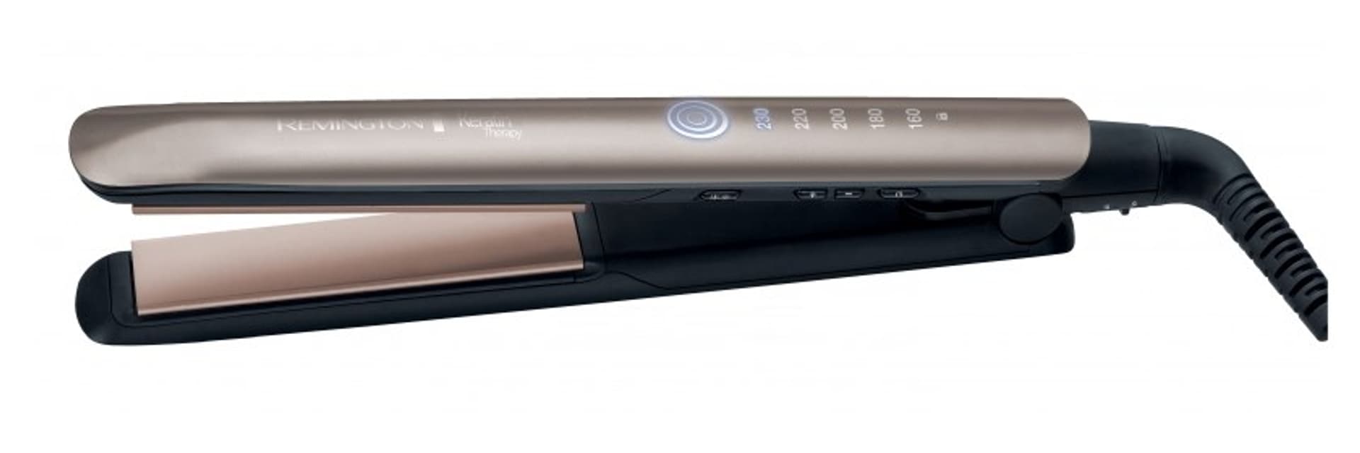 

Remington Hair Straightener S8590 Ceramic heating system, Black/ cream