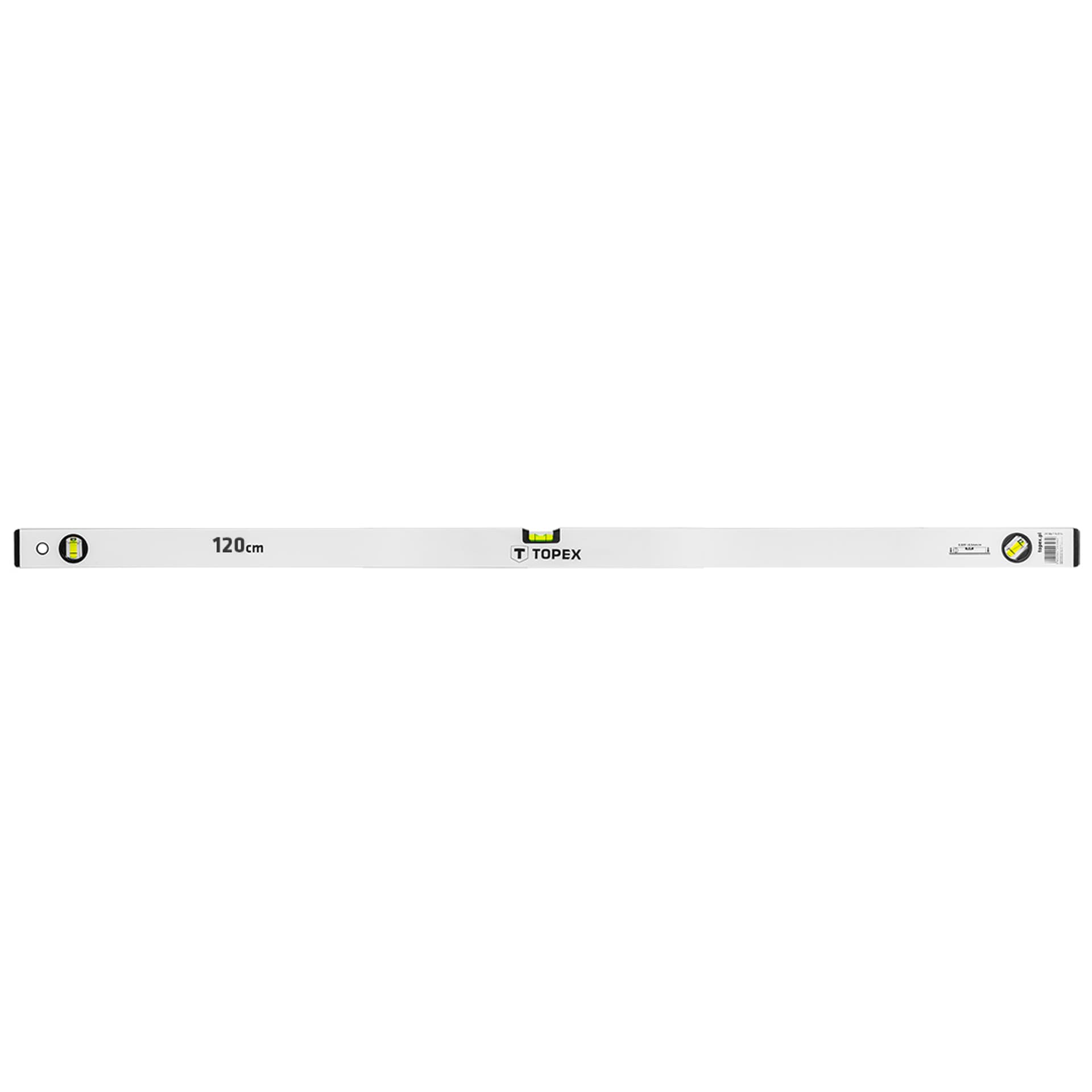 

Poziomnica aluminiowa anodowana 120 cm, 3 libelle