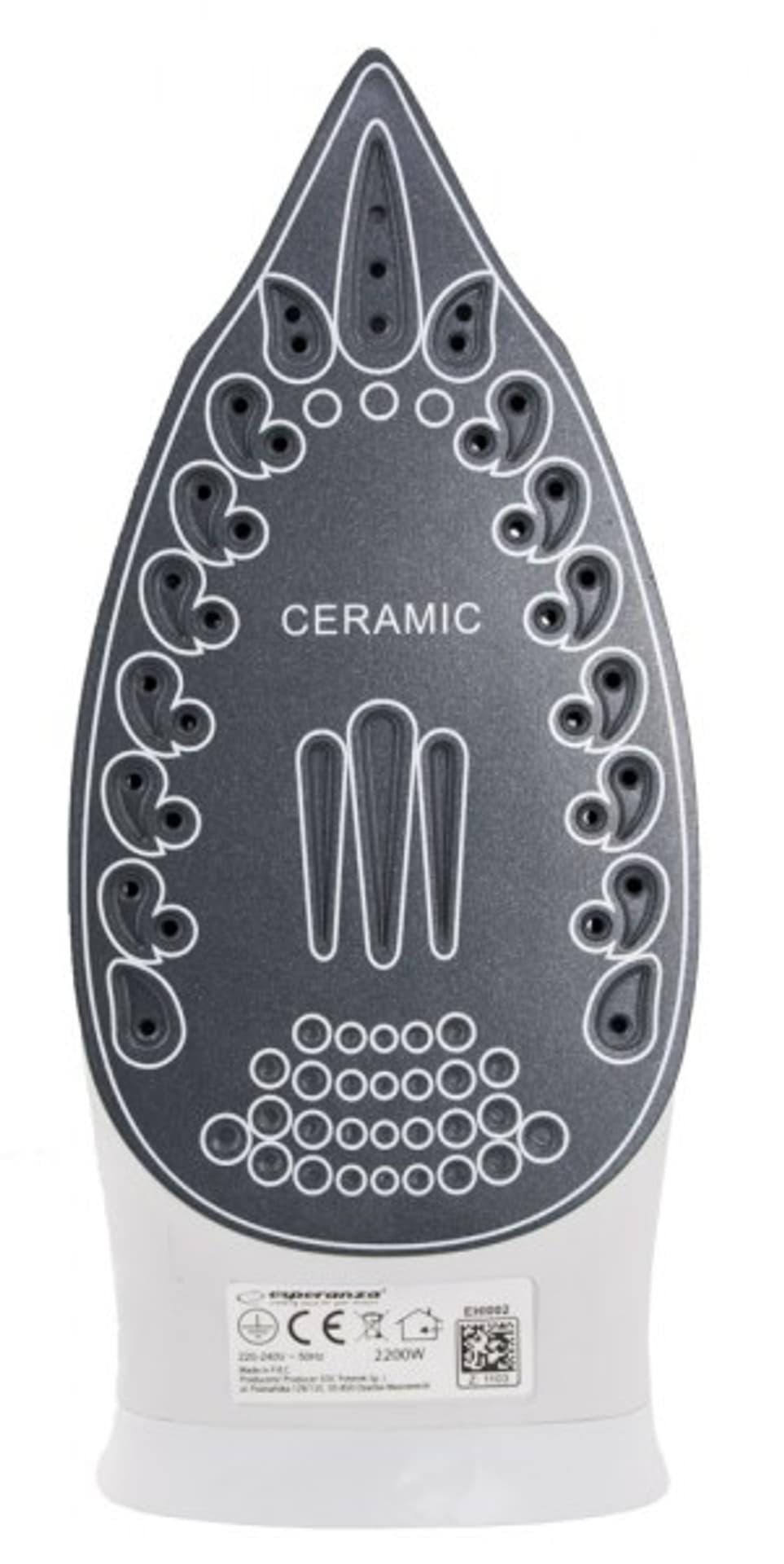 

Żelazko parowe Esperanza Ceramic EHI002 (2200W; kolor niebieski)