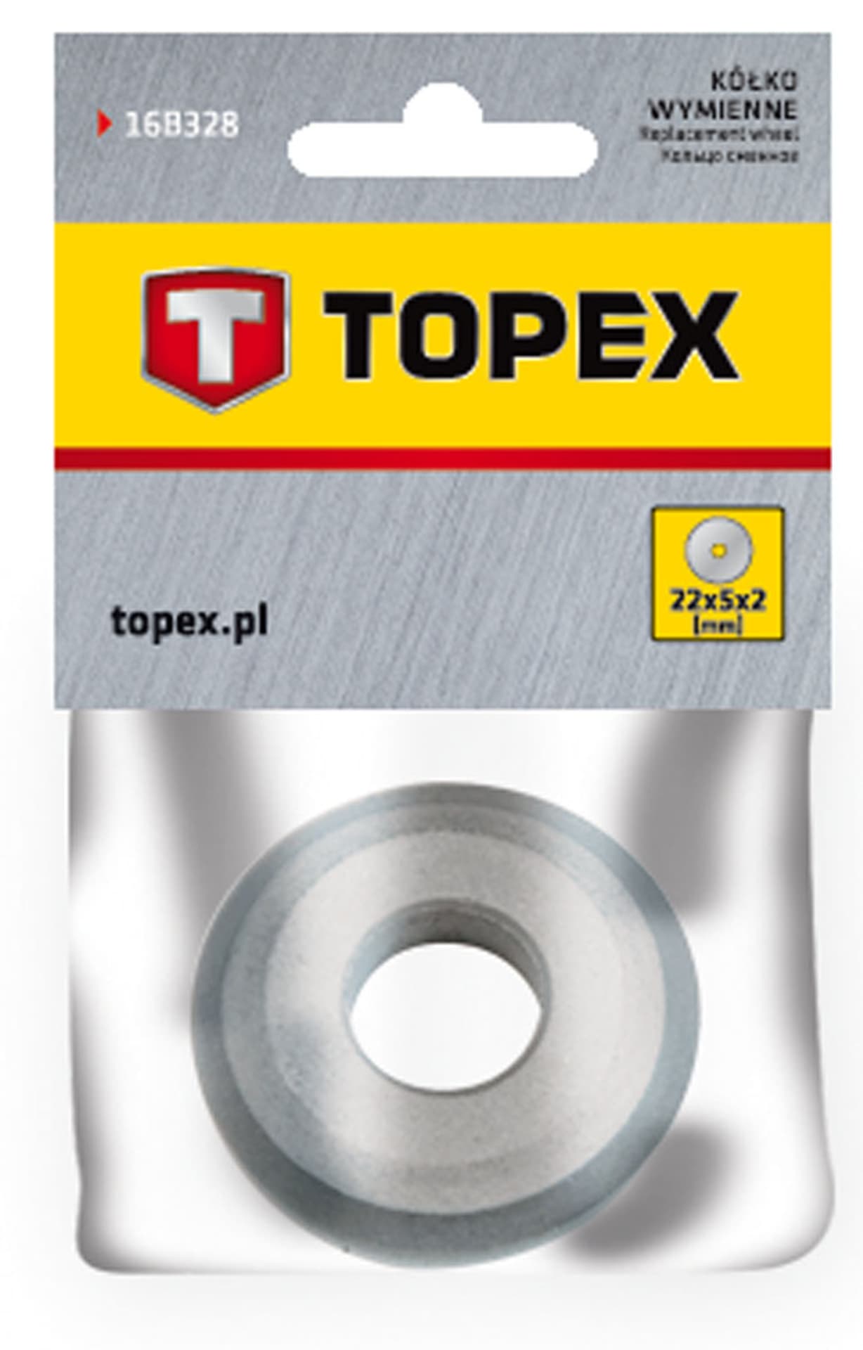 

Kółko tnące do maszynki do glazury, 22 x 5 x 2 mm