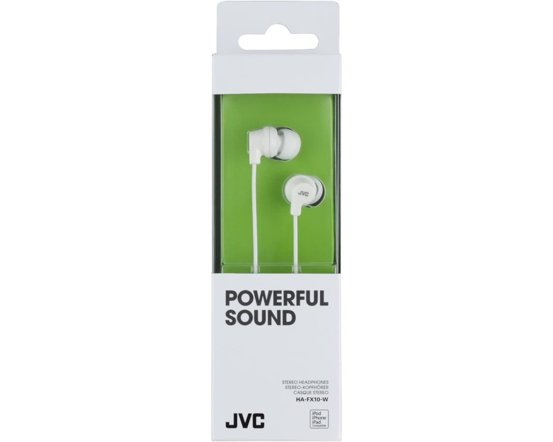 

Słuchawki JVC HAF-X10WEF (douszne, białe)