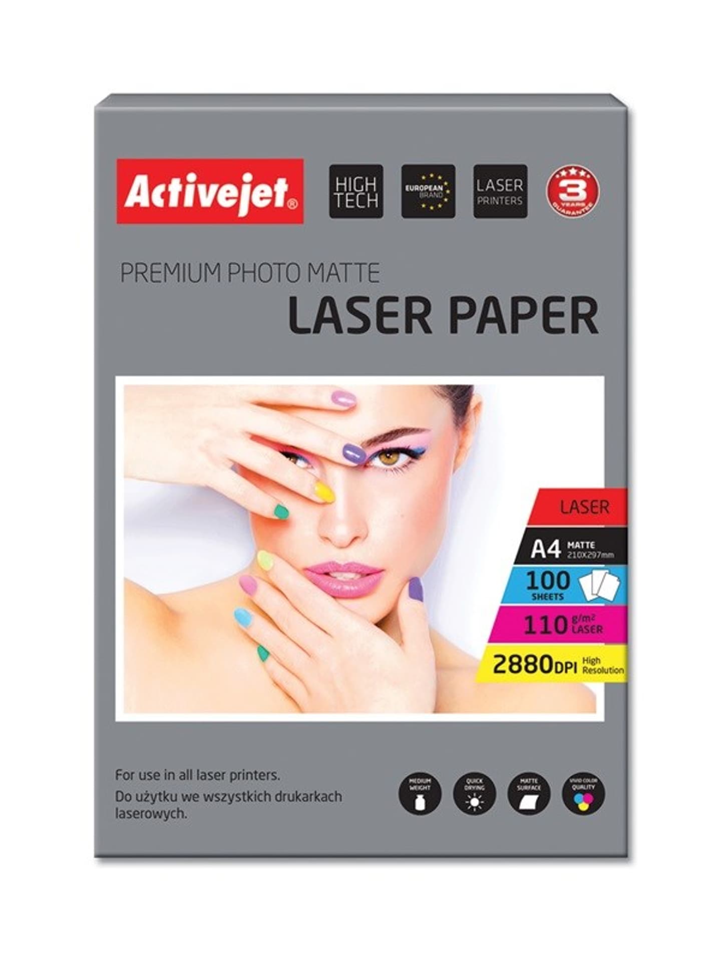 

Activejet AP4-110M100L Papier fotograficzny matowy (A4; 100 szt.)