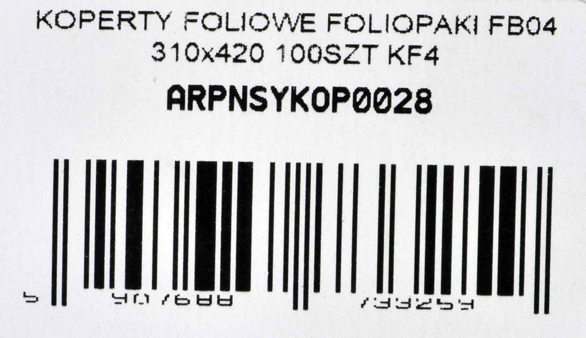 

KOPERTY FOLIOWE FOLIOPAKI FB04 310X420 100SZT KF4