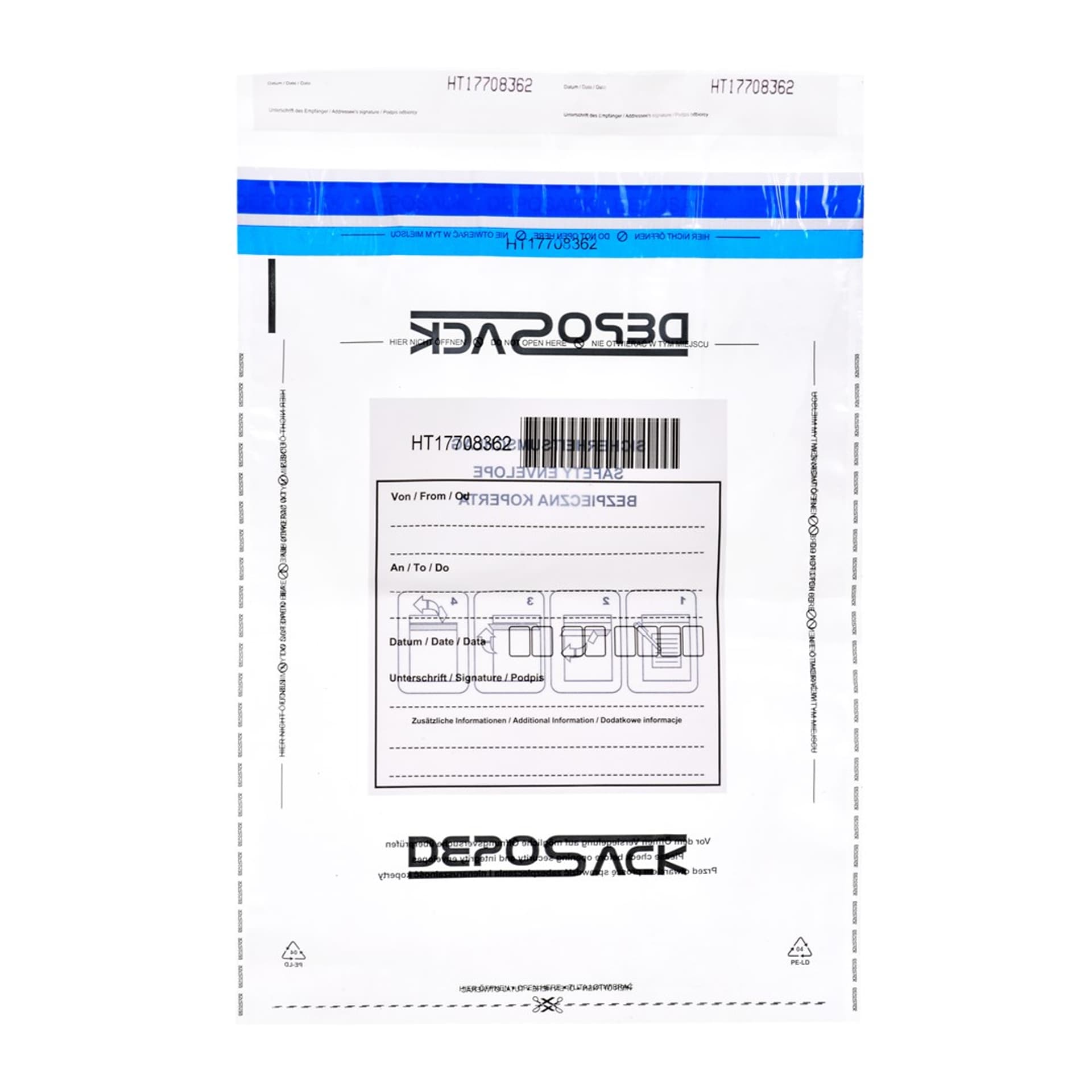 

KOPERTY BEZPIECZNE B4 50SZT TRANSPARENT