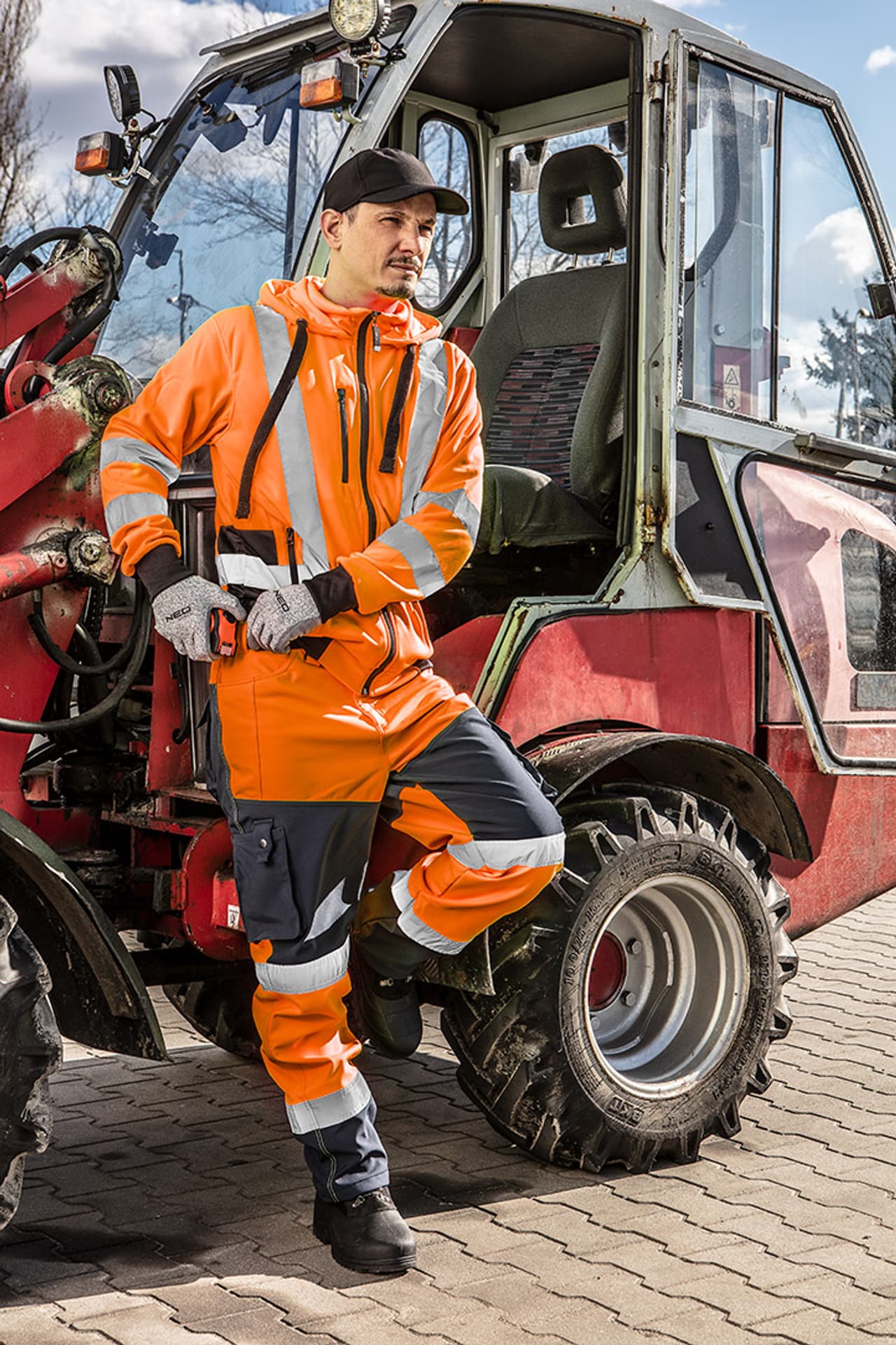 

Bluza robocza ostrzegawcza, pomarańczowa, rozmiar XL