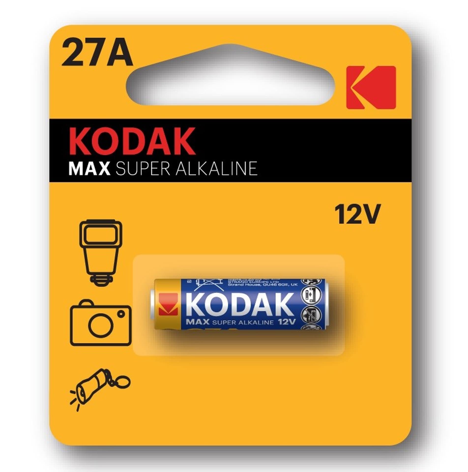 

KODAK BATERIE ALKALICZNE ULTRA 27A BLISTER 1 SZT.