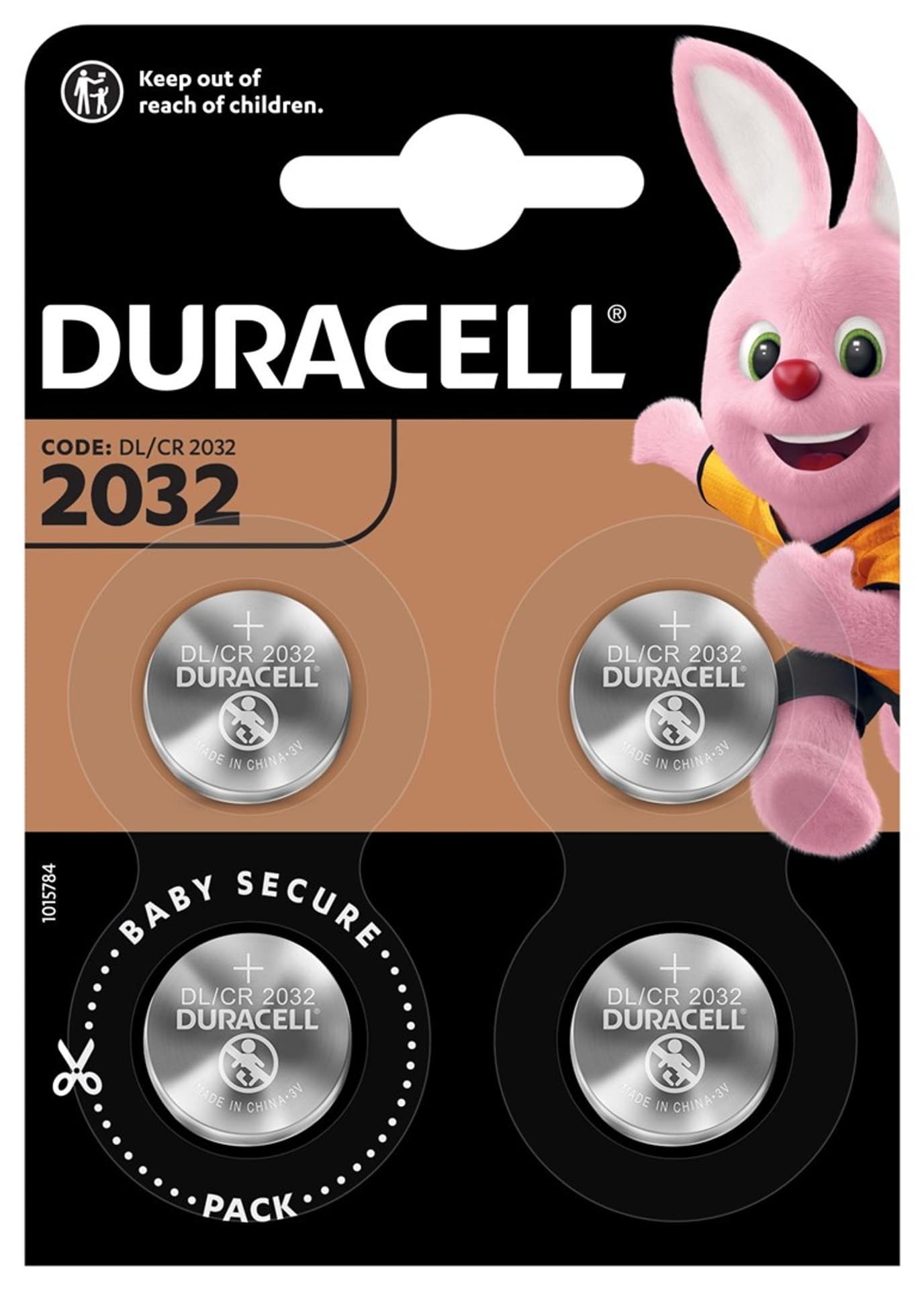 

Bateria DURACELL 3V Duracell CR2032 blister 4szt