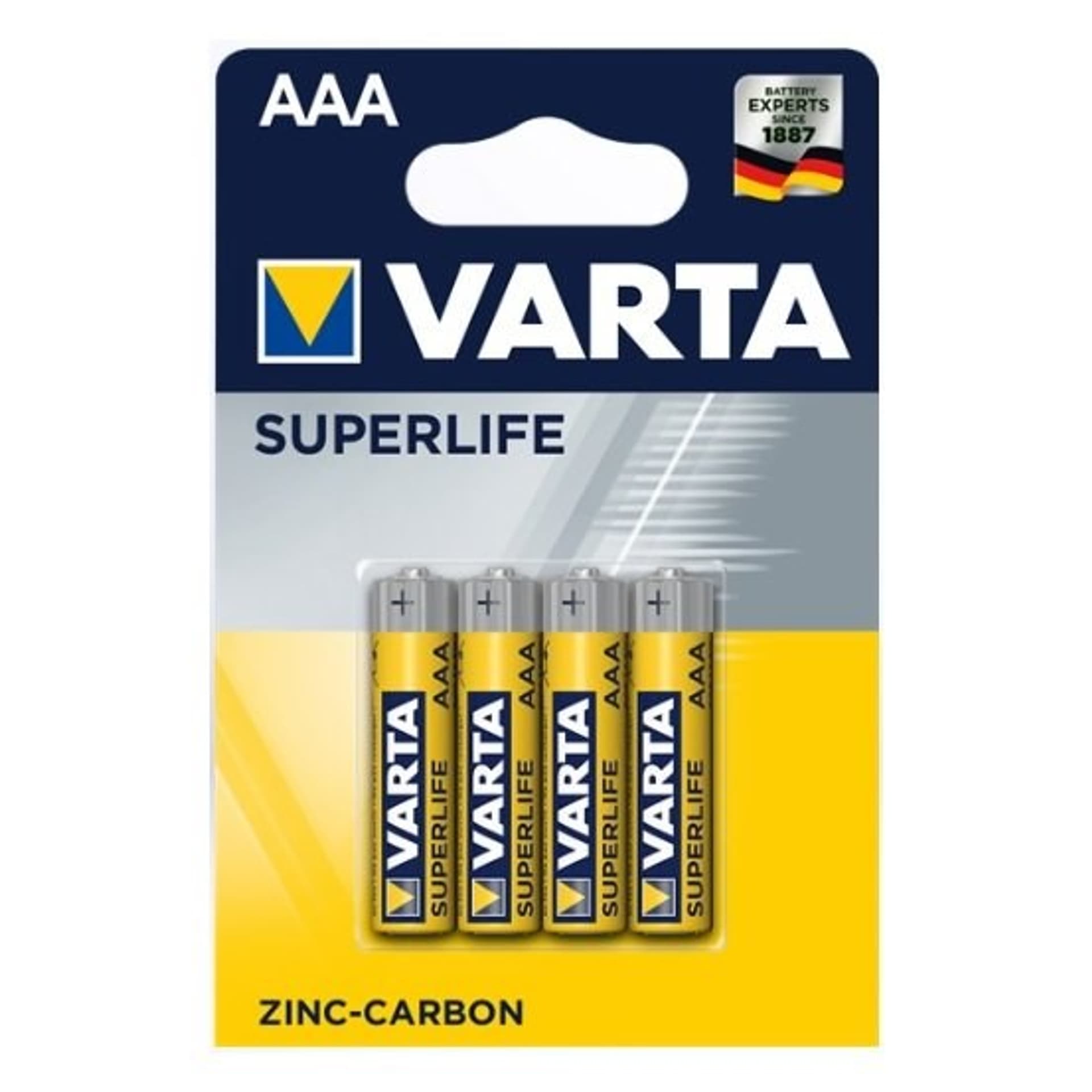 

4x baterie R-03 R3 AAA Varta Superlife (blister)