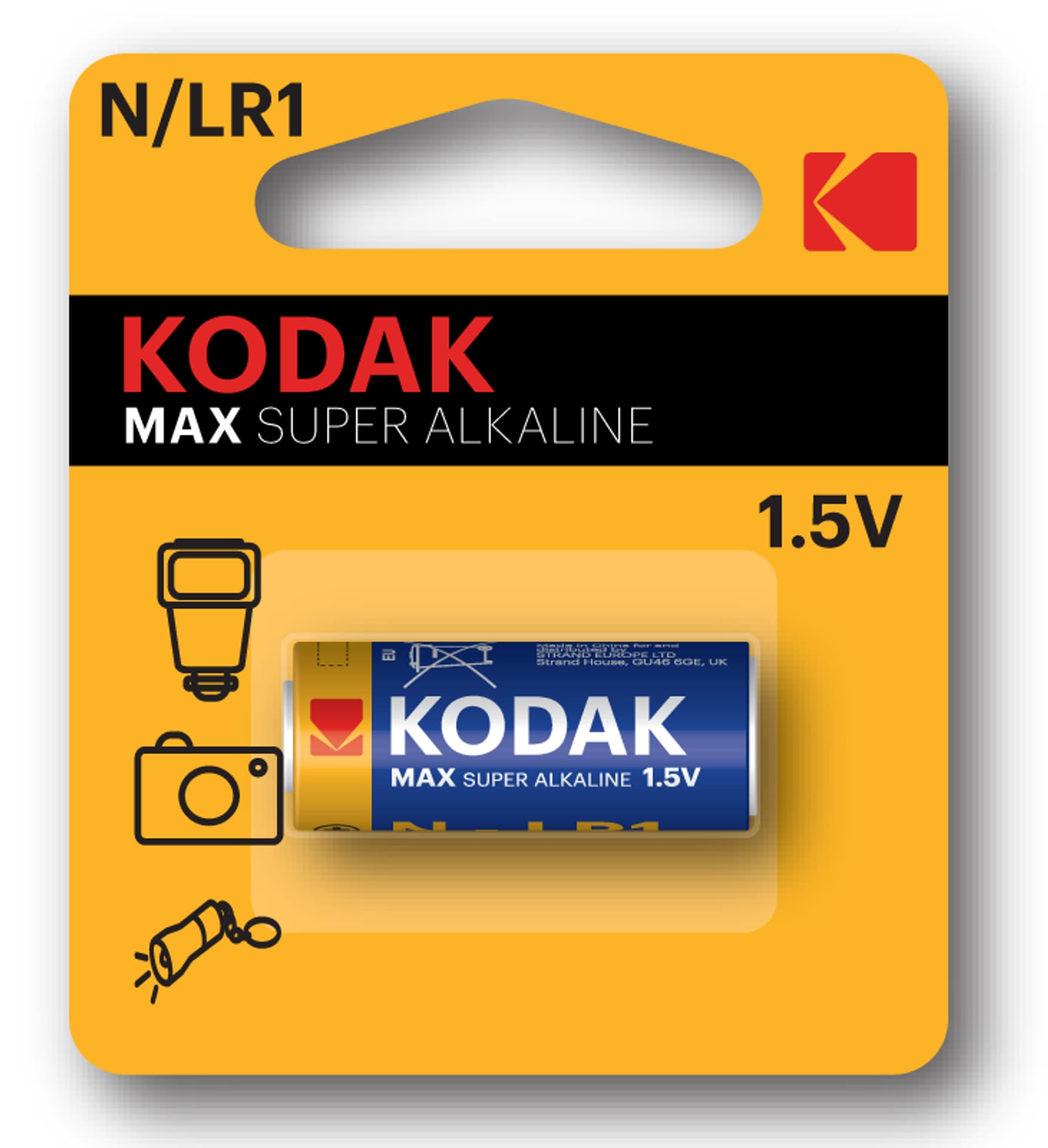 

KODAK BATERIE ALKALICZNE ULTRA LR1 N BLISTER 1 SZT.