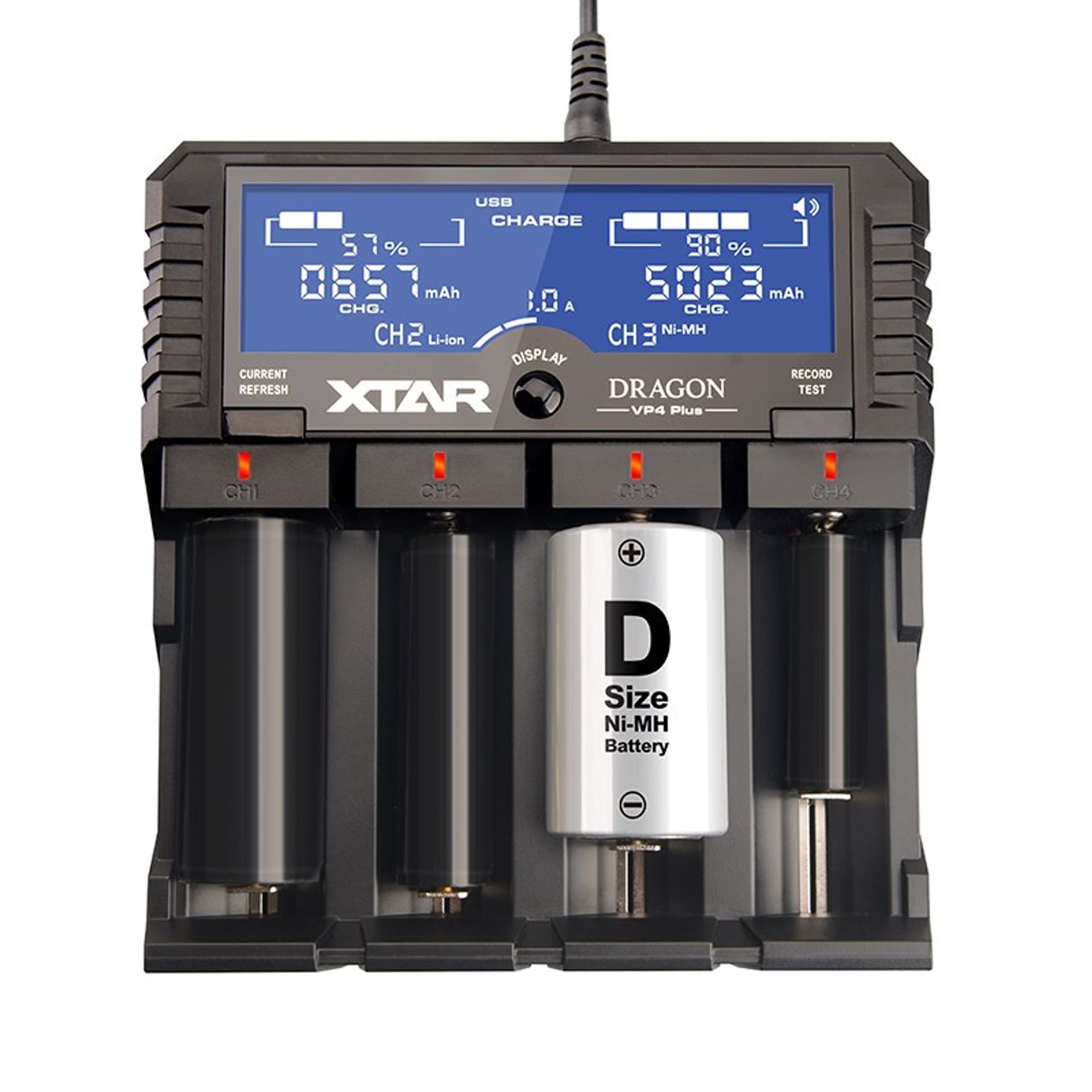 

XTAR ŁADOWARKA DO AKUMULATORÓW CYLINDRYCZNYCH LI-ION VP4+ DRAGON