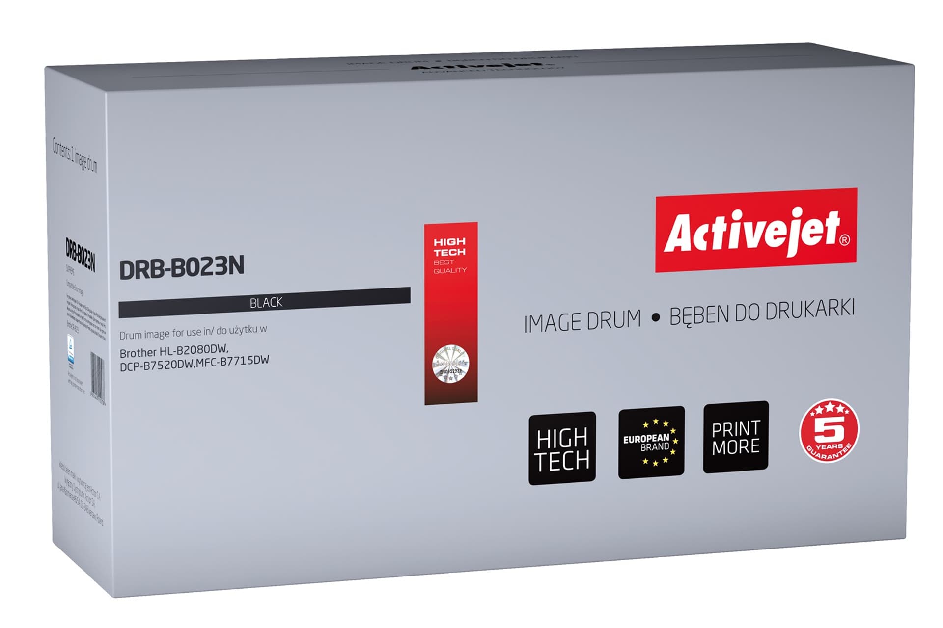 

Activejet Bęben DRB-B023N (zamiennik Brother DR-B023; Supreme; 12000 stron; czarny)
