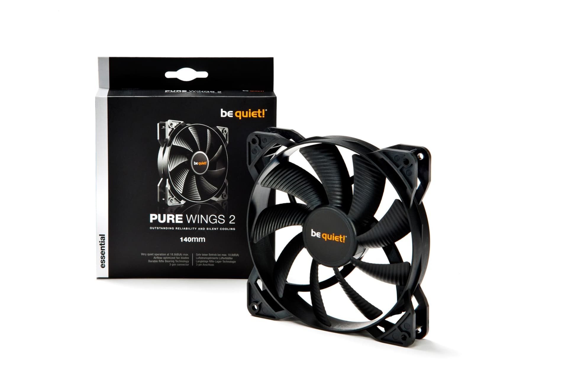 

Wentylator BE QUIET! Pure Wings 2 BL047 (140 mm; 1000 obr/min)