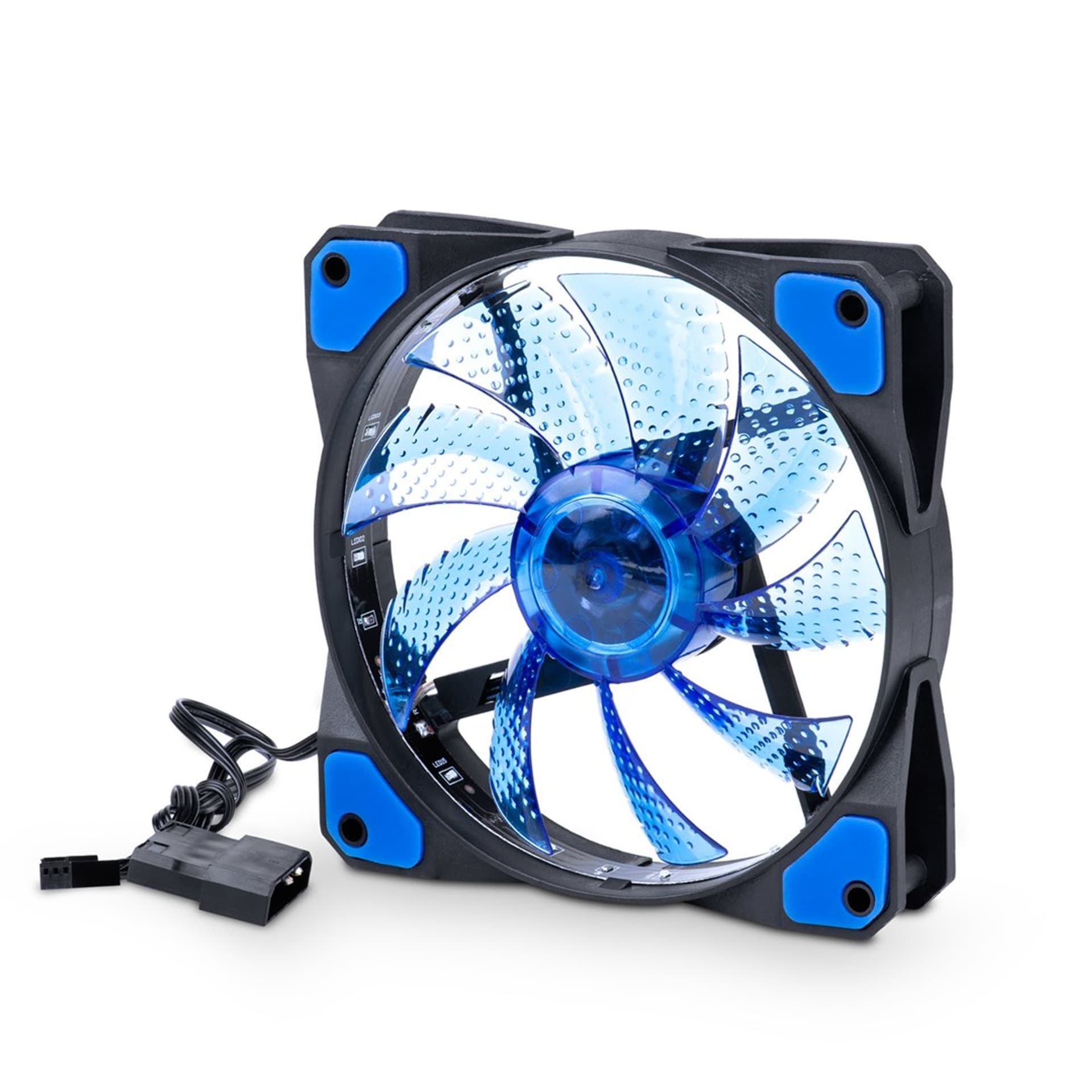 

Wentylator LED Akyga AW-12C-BL (120 mm; Niebieski)