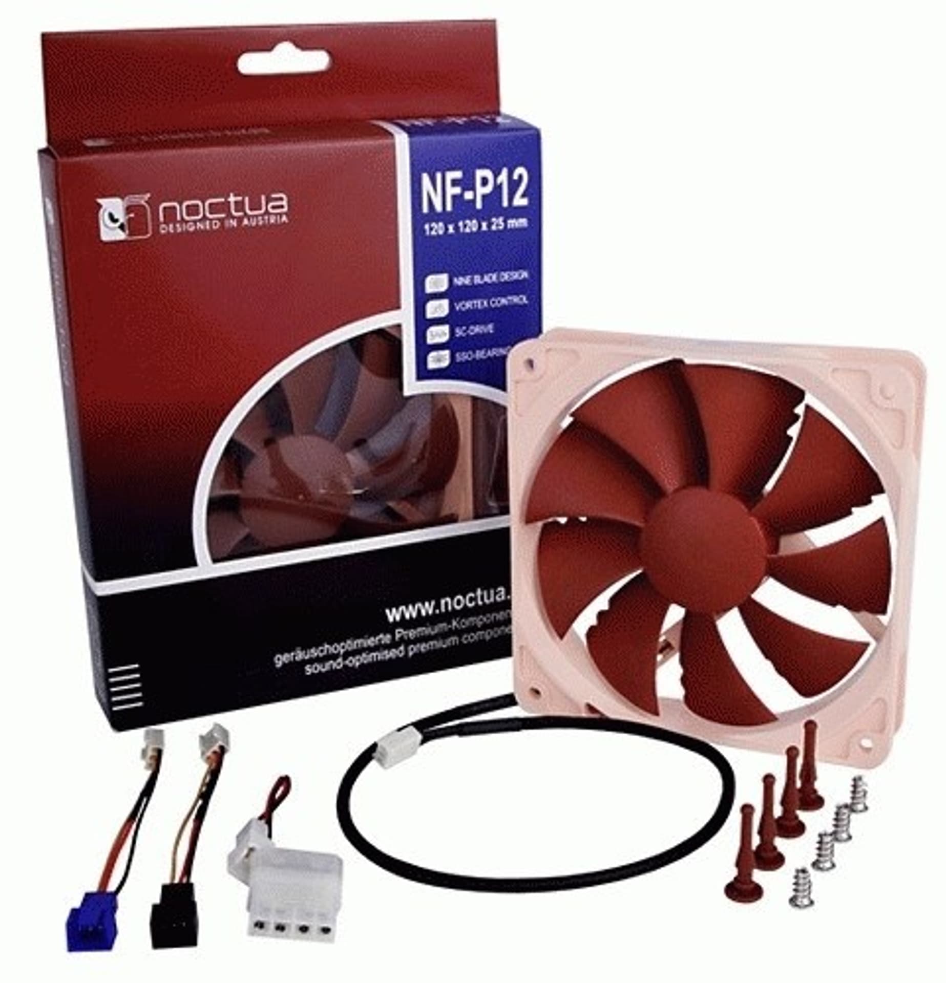

Wentylator NOCTUA redux 120mm NF-P12 REDUX-900
