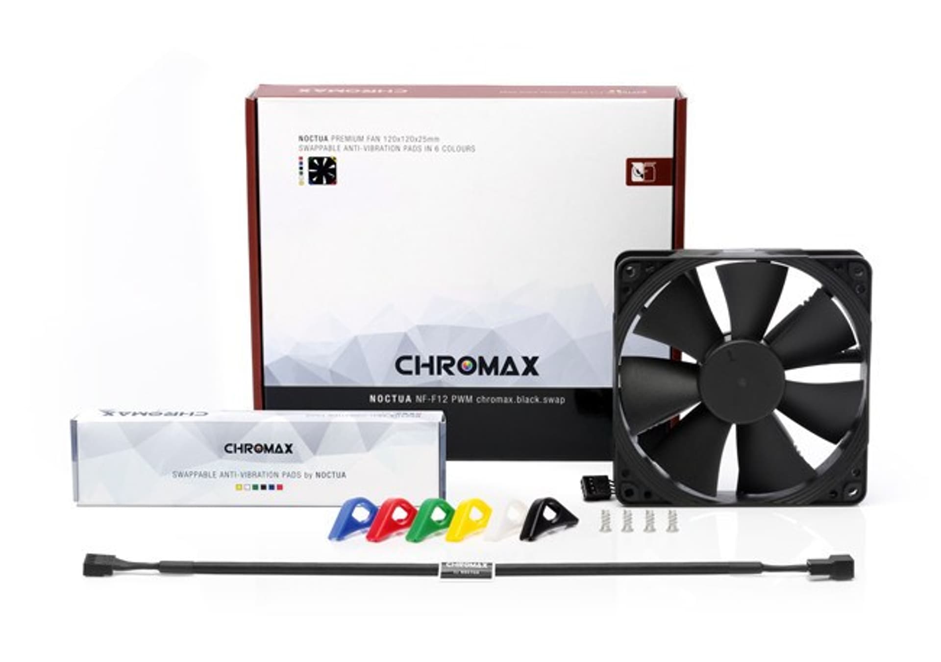 

Wentylator NOCTUA 120mm NF-F12 PWM CHromax Black Swap colors