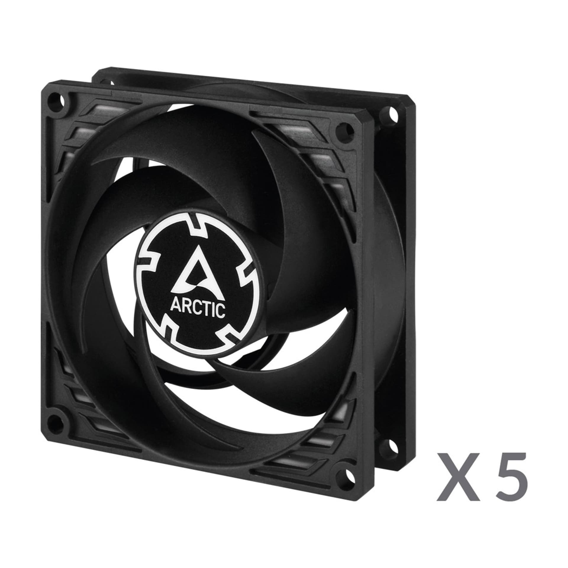 

WENTYLATOR ARCTIC P8 PWM PST Value Pack(black/black) 80mm Pack of 5pcs, Black/black) 80mm pack of 5pc