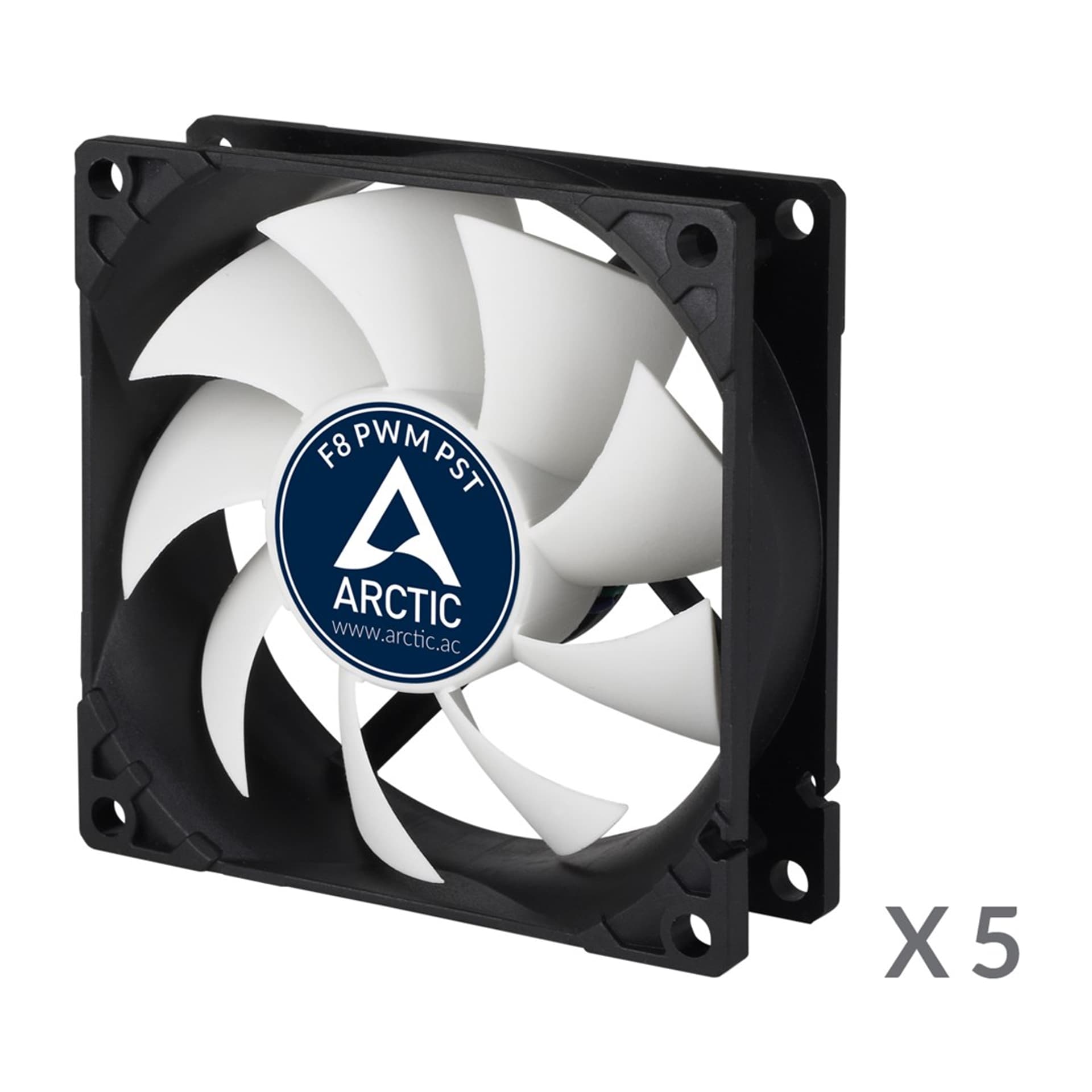 

WENTYLATOR ARCTIC F8 PWM PST Value Pack 80mm Pack of 5pcs