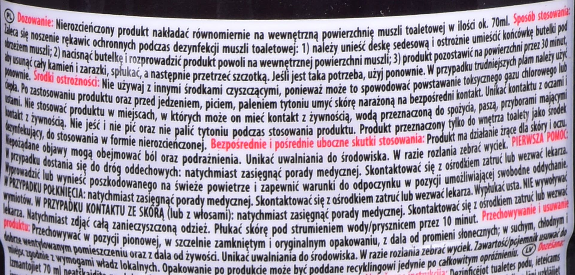 

Domestos Zero Kamienia Lime Żel WC 750ml