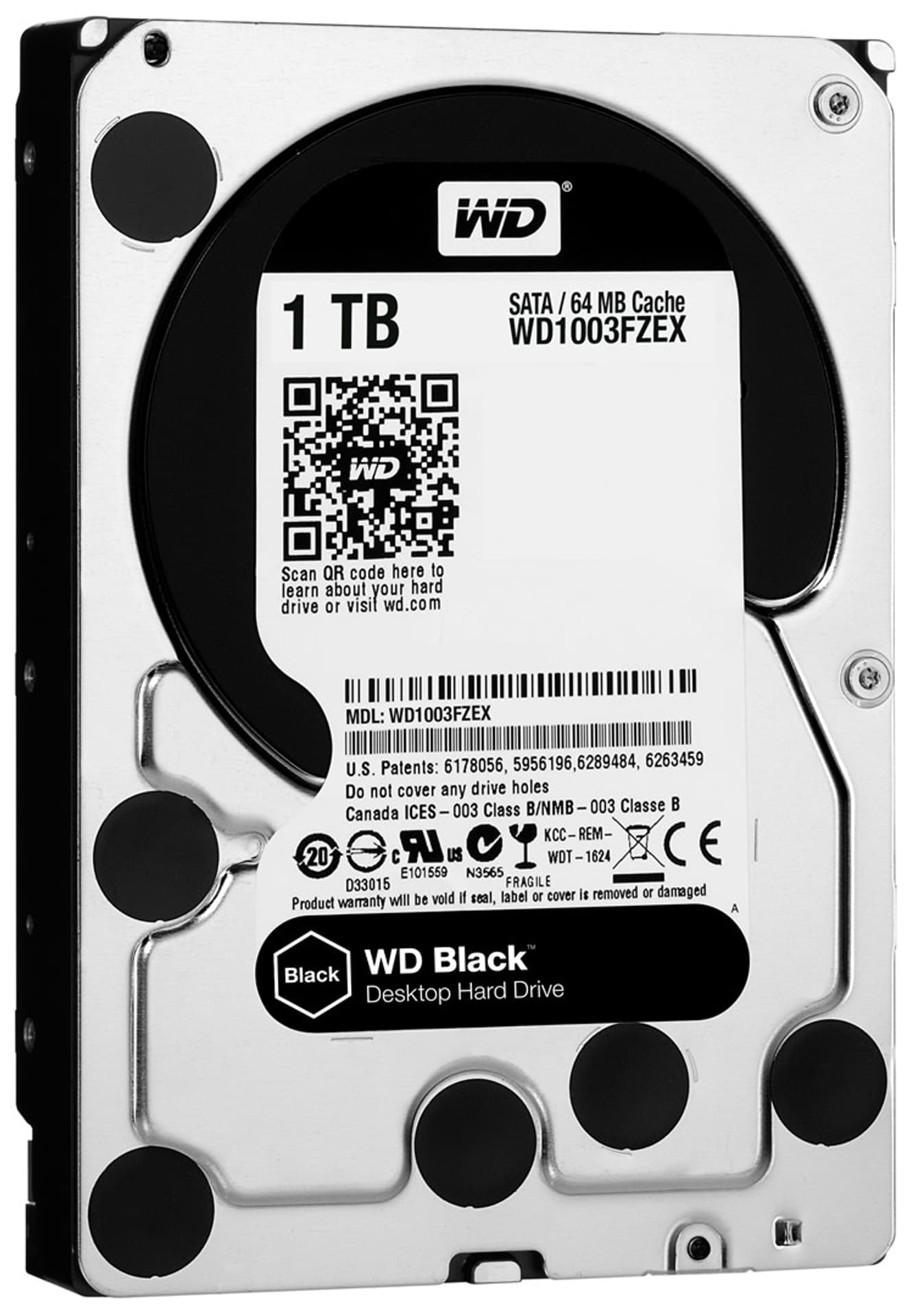 

Dysk HDD WD Black WD1003FZEX (1 TB ; 3.5"; 64 MB; 7200 obr/min)