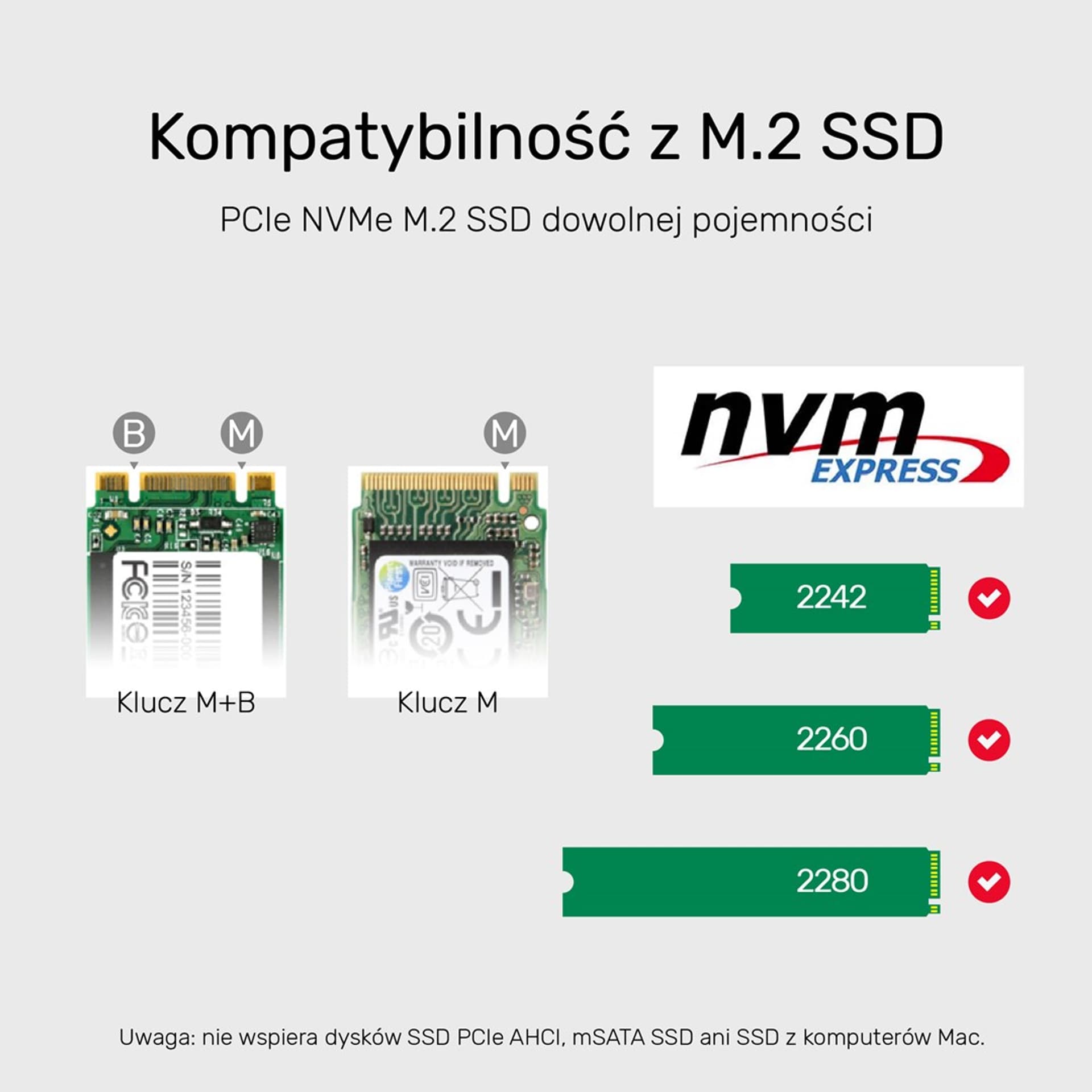 

UNITEK OBUDOWA NA DYSK/KLONOWANIE 2XM.2, PCIE/NVME