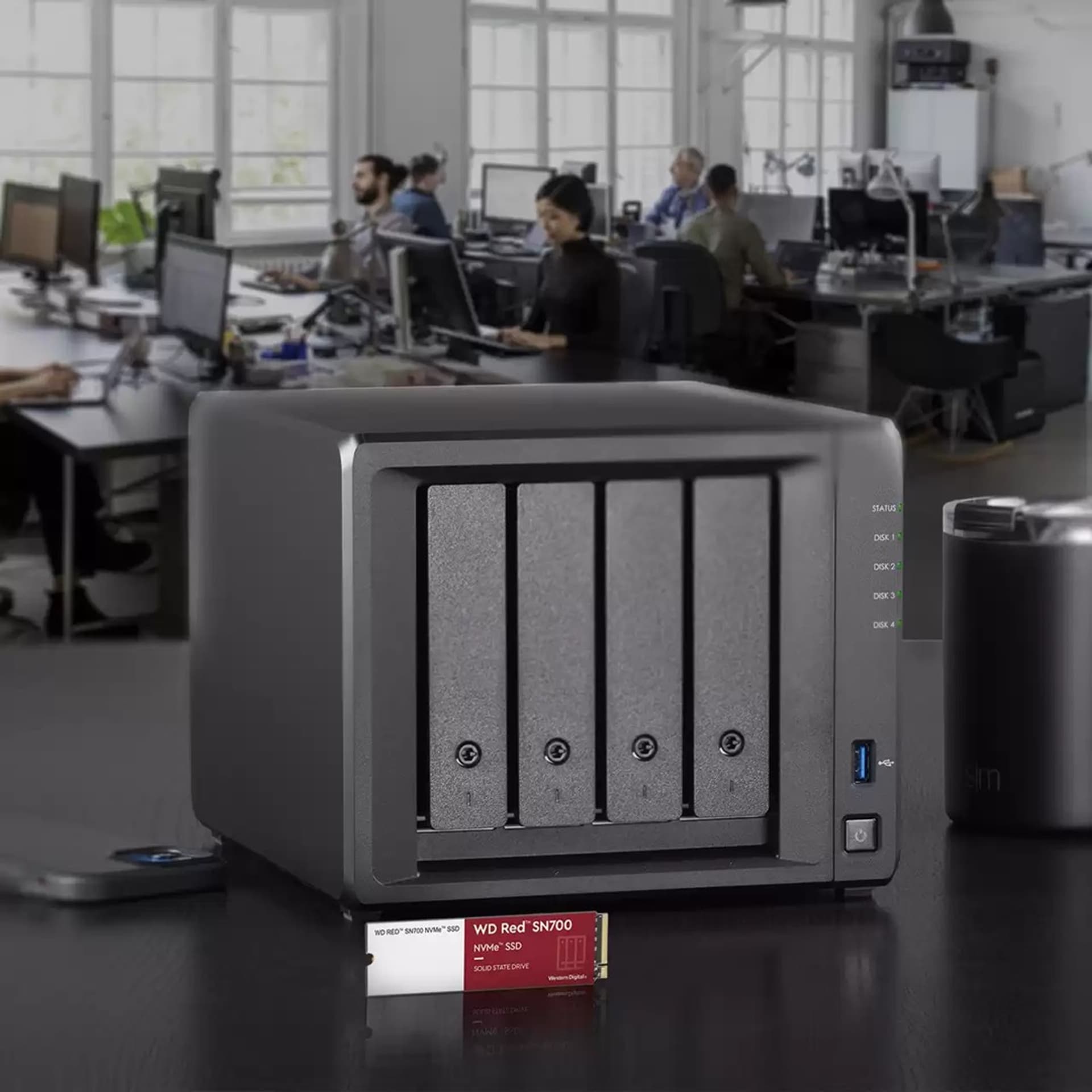 

Dysk SSD WD Red SN700 WDS100T1R0C (1 TB ; M.2; PCIe NVMe 3.0 x4)