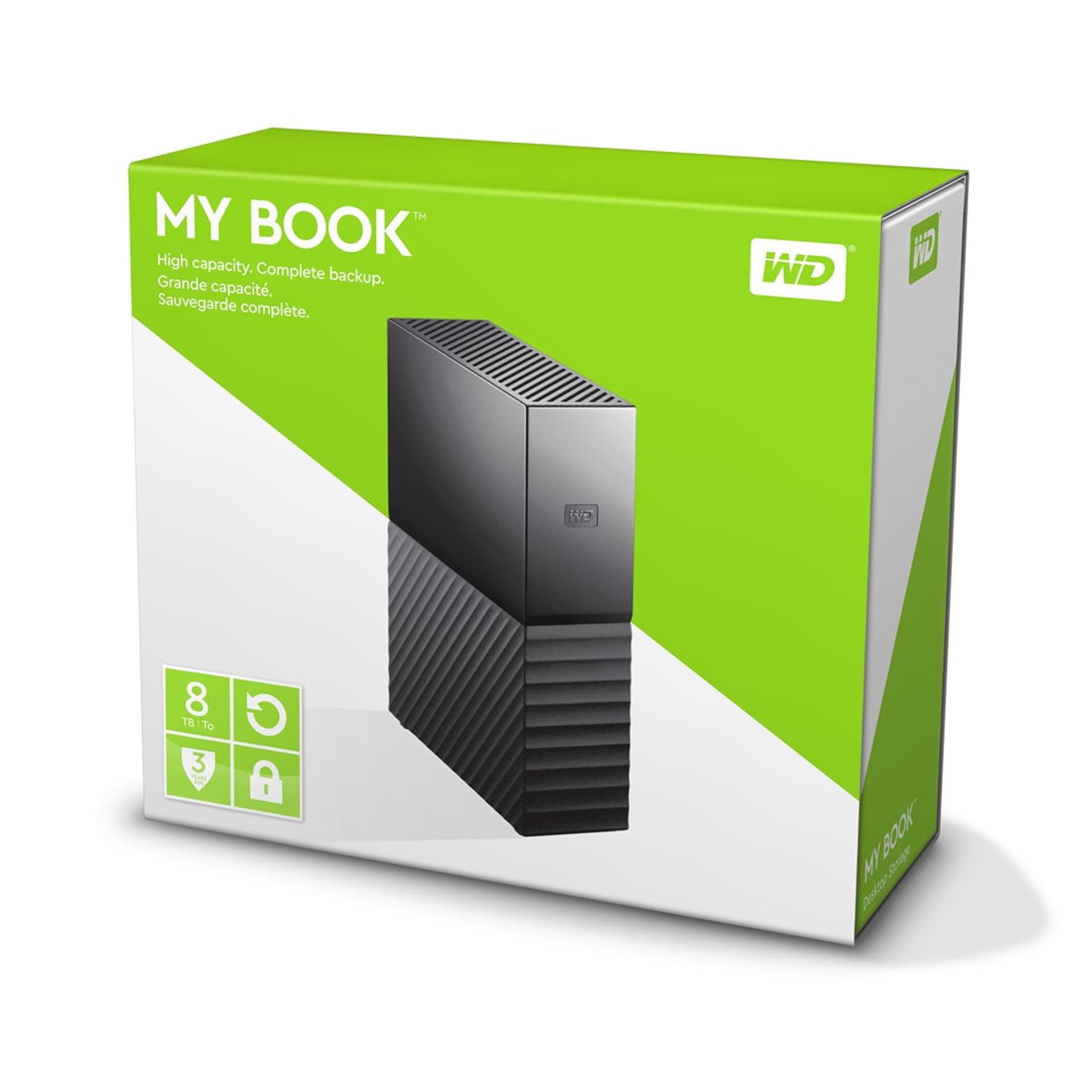 

Dysk zewnętrzny WD WDBBGB0080HBK-EESN ( 8 TB ; 3.5" ; USB 3.0 ; czarny )