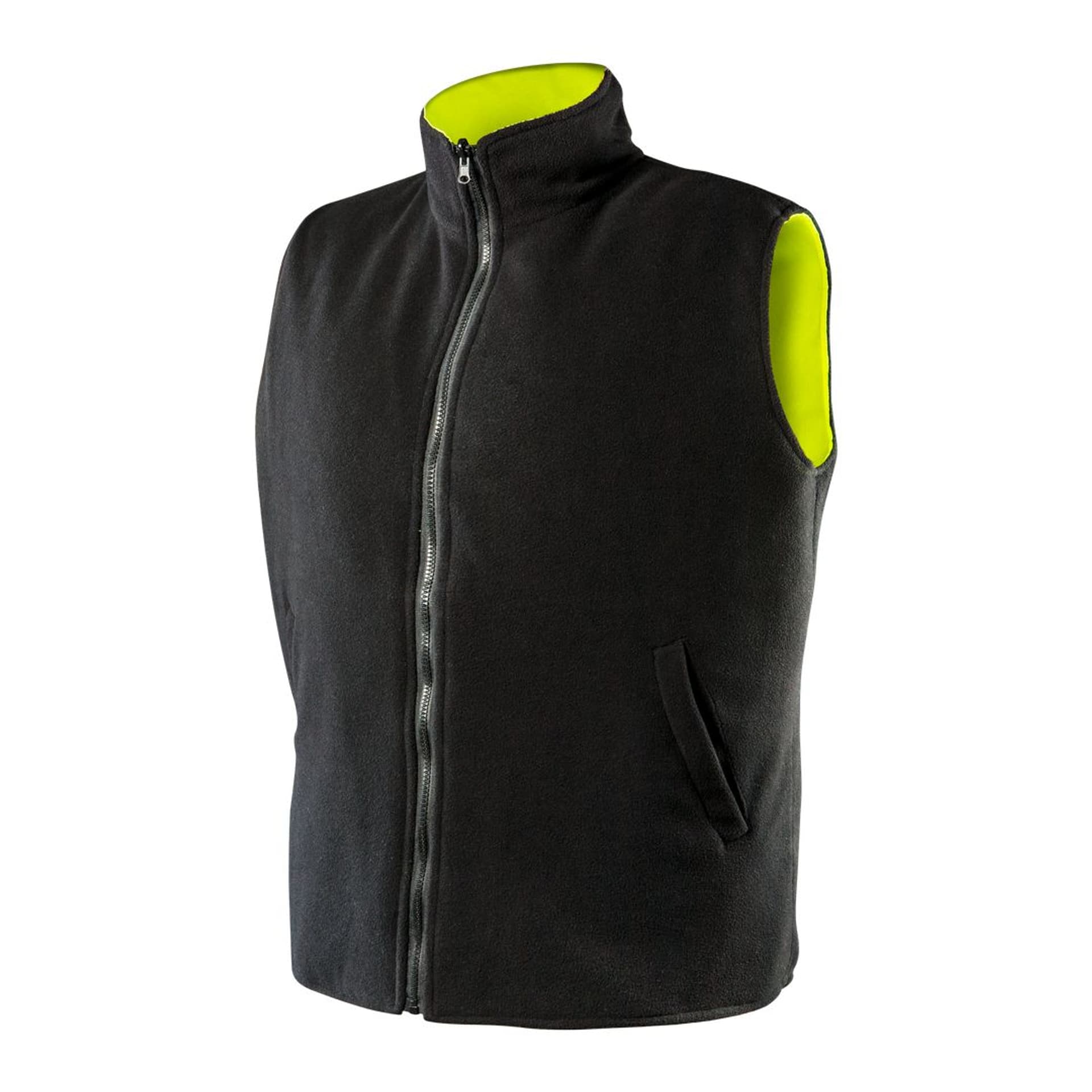 

Bezrękawnik roboczy, dwustronny, jedna strona odblaskowa, żółta, rozmiar XXXL/60