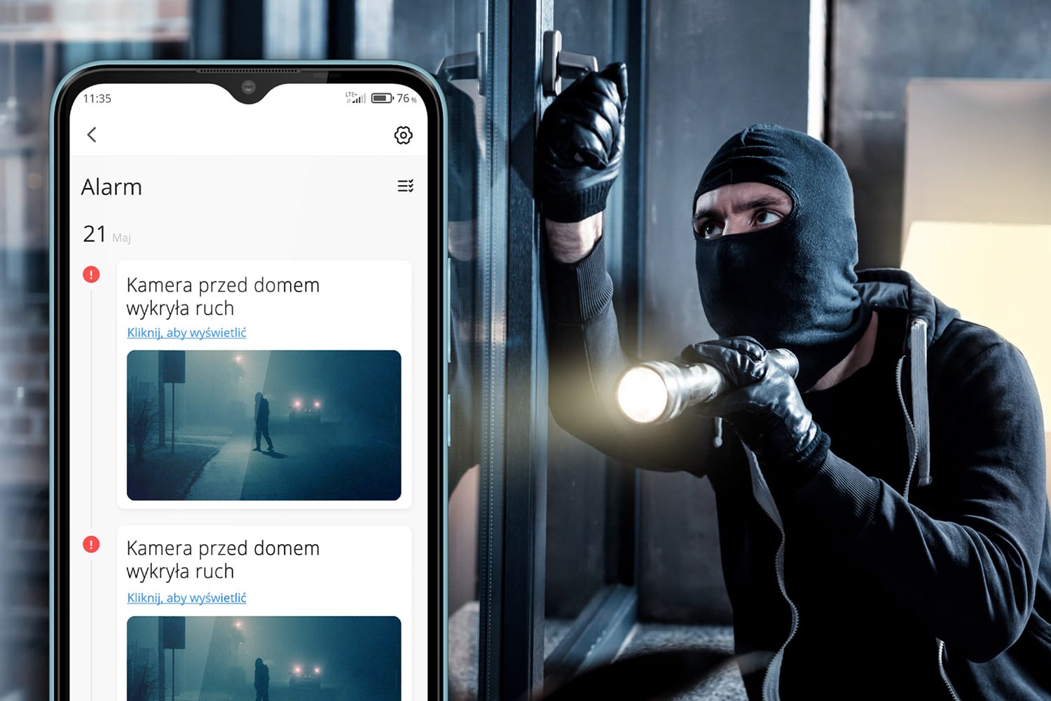 Kamera Wi-Fi IP Connect C50 Tuya KM2209 mikrofon głośnik