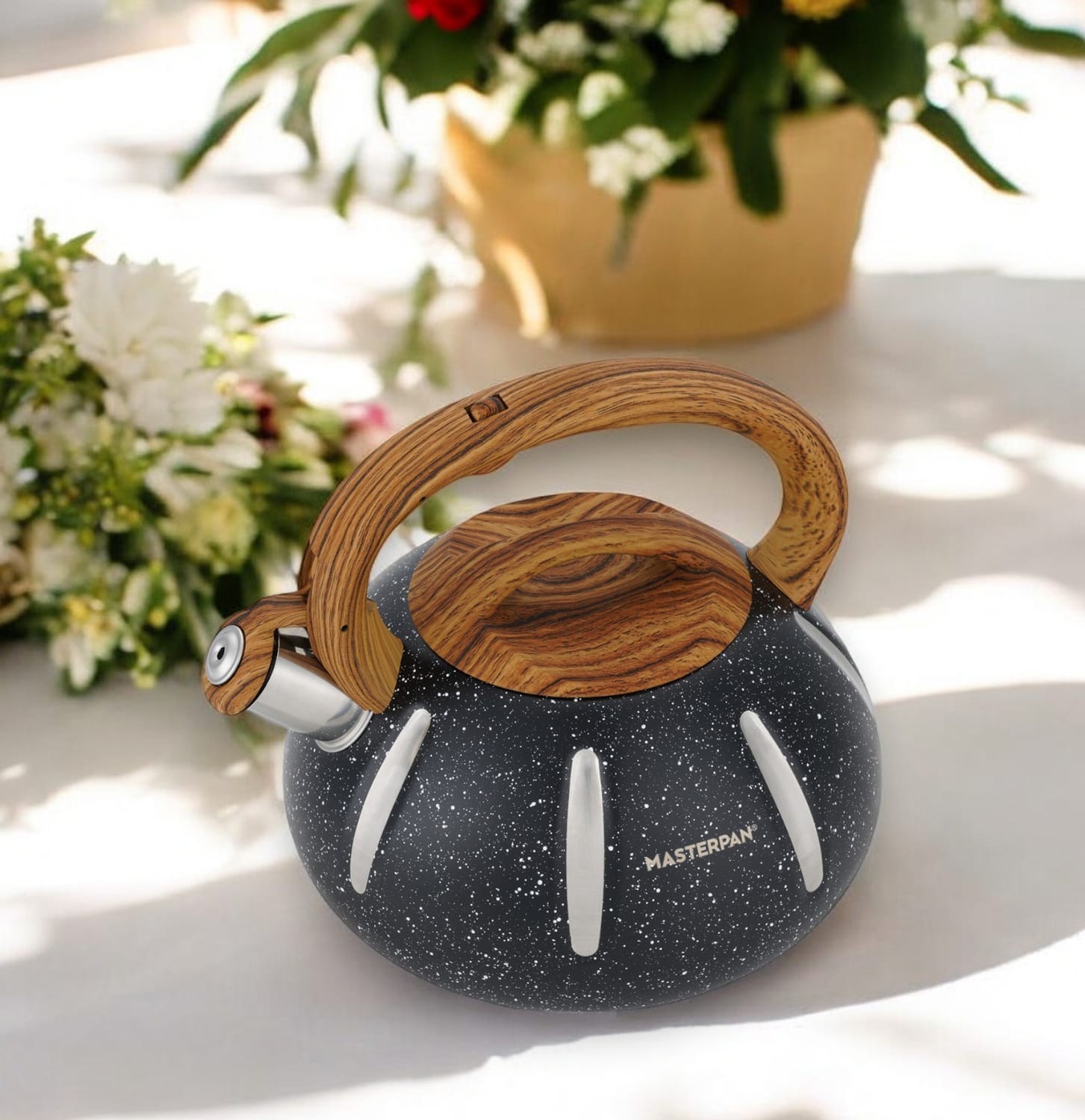 Czajnik stalowy 3 litry Masterpan MP-1012