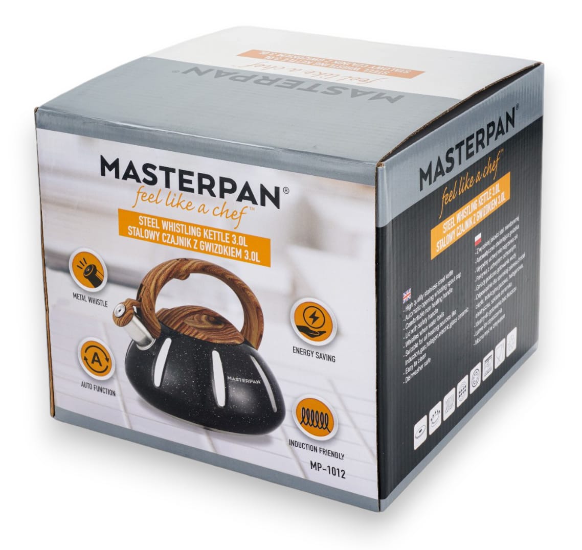 Czajnik stalowy 3 litry Masterpan MP-1012