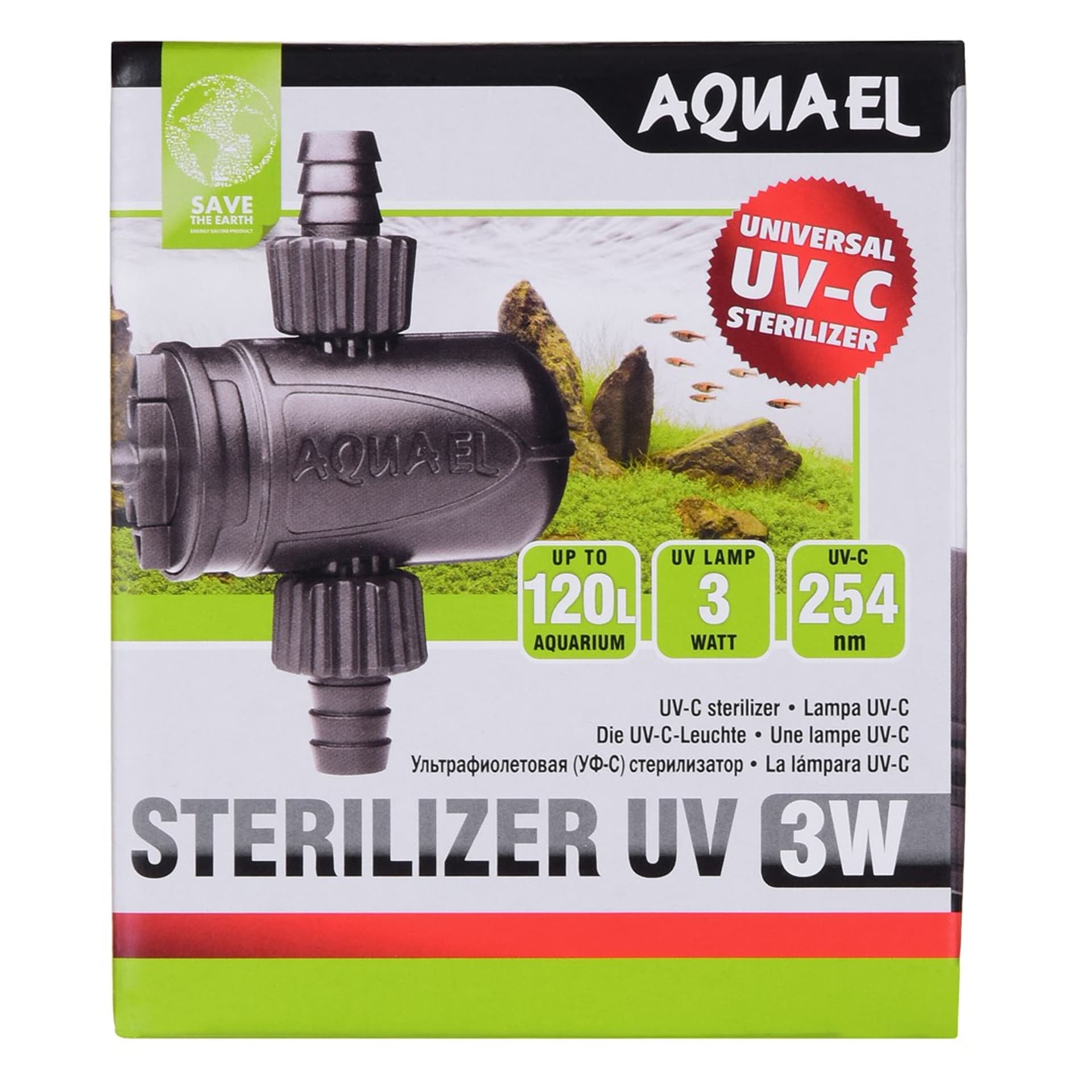 

AQUAEL STERYLIZATOR DO AKWARIUM UV AS - 3W 115031