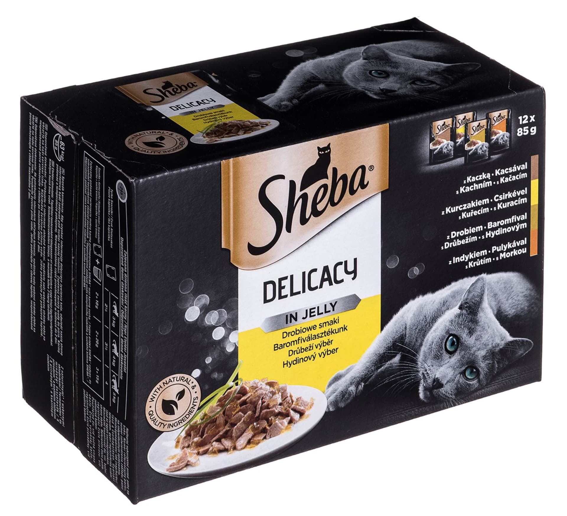 

Sheba Del in Jelly Smaki Drobiowe 12x85g