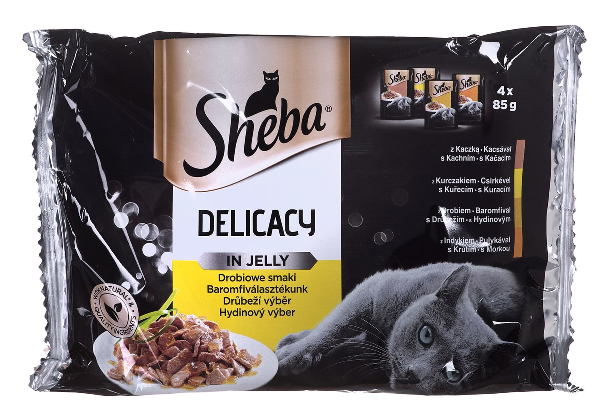 

Sheba Del. in Jelly Smaki Drobiowe 4x85g