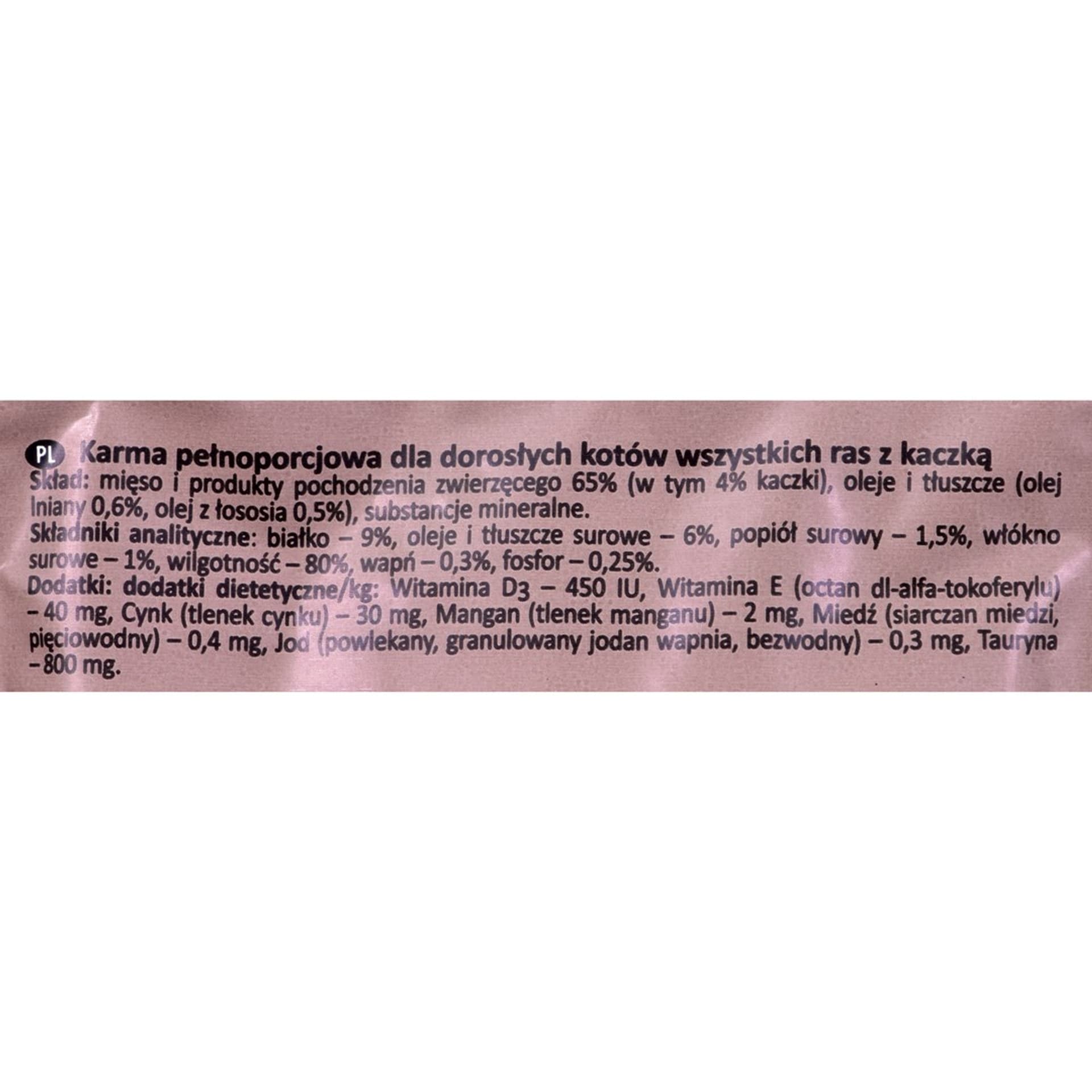 

DOLINA NOTECI Rafi Cat Adult z kaczką - mokra karma dla kota - 100g