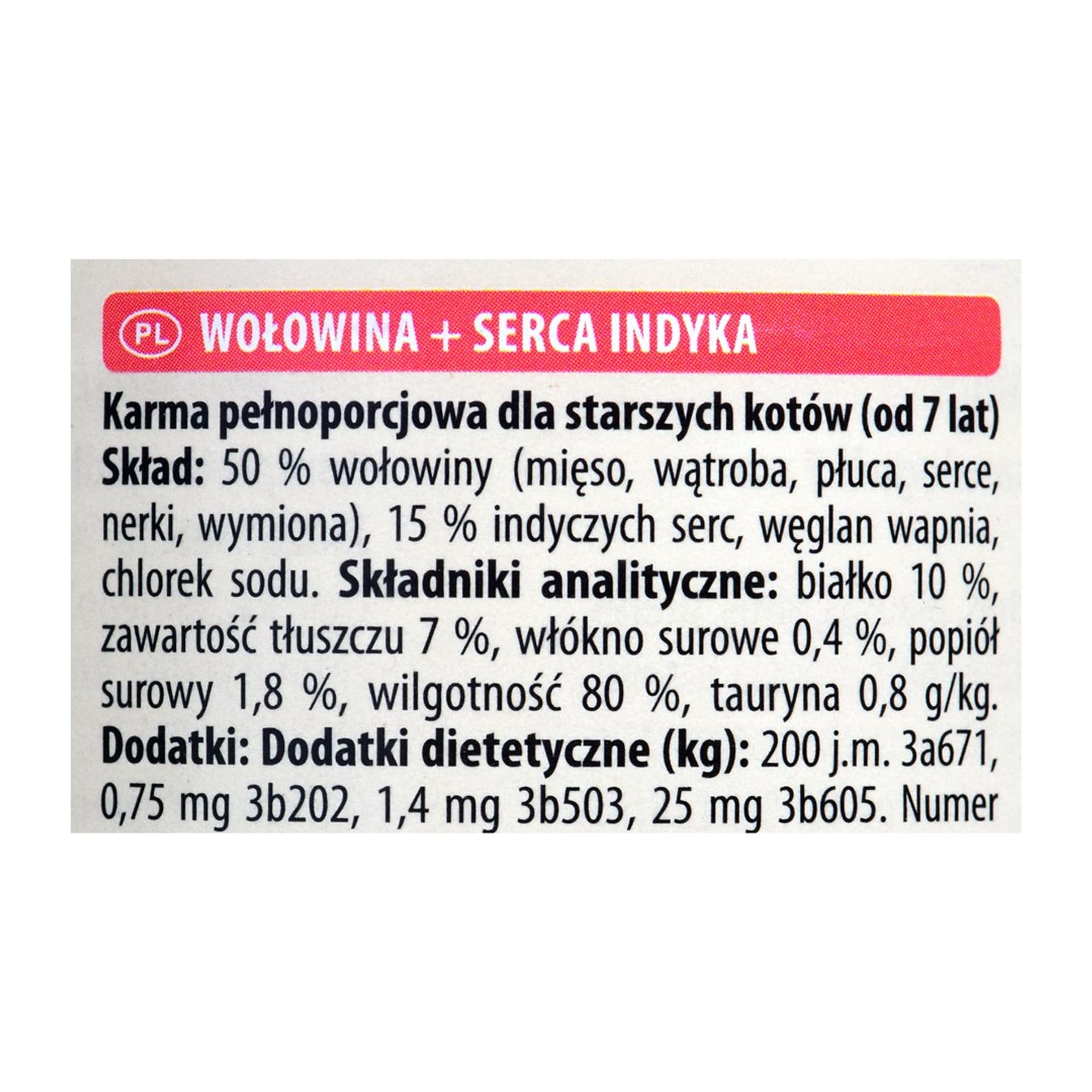 

ANIMONDA Carny Senior smak: wołowina i serca indyka 400g