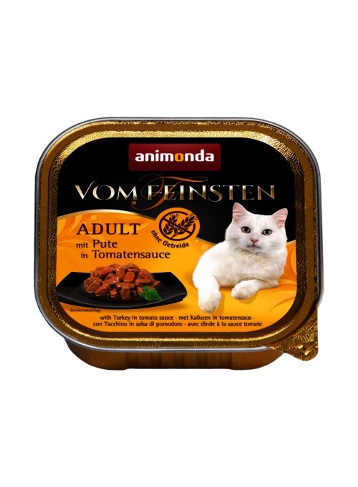 

ANIMONDA Vom Feinsten Classic Cat smak: indyk w pomidorowym sosie 100g