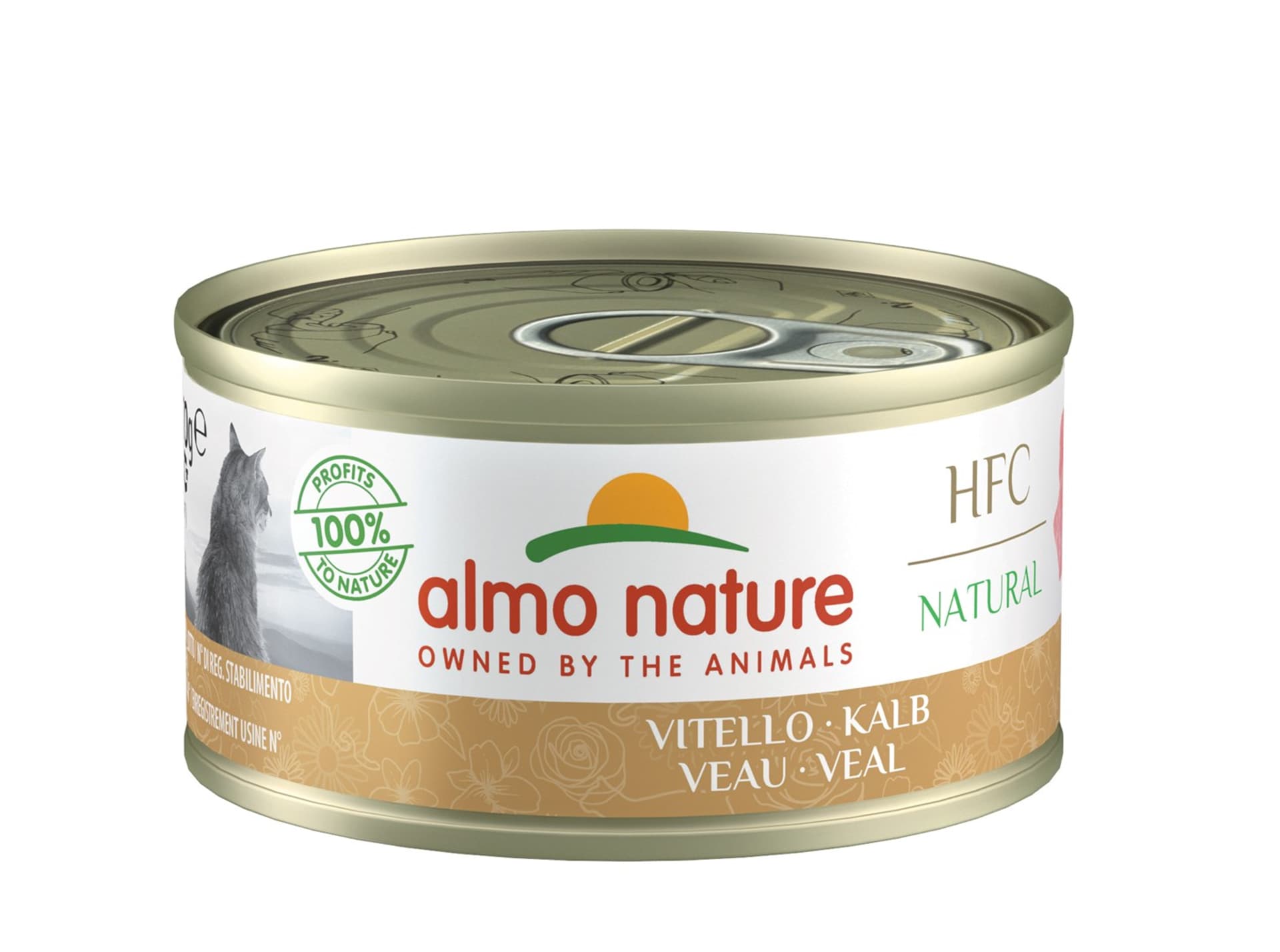 

ALMO NATURE HFC Natural cielęcina - mokra karma dla kota - 70g
