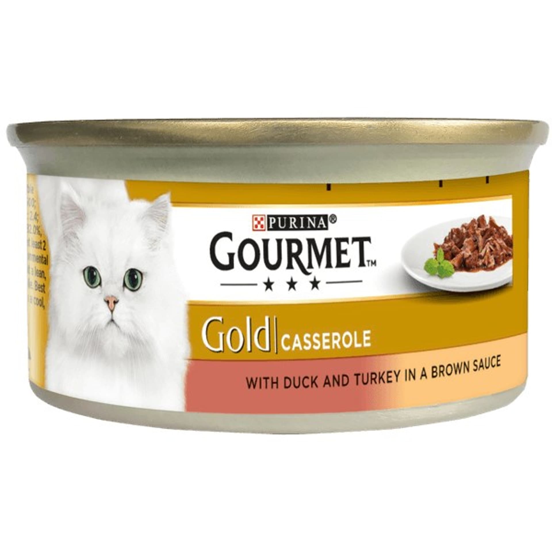 

Gourmet Gold mokra karma dla kota z kaczką i indykiem 85g
