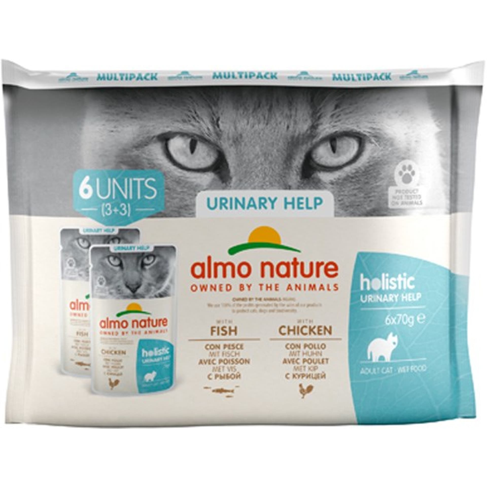 

ALMO NATURE HFC Functional Multipack - mokra karma dla kota - 6x 70g