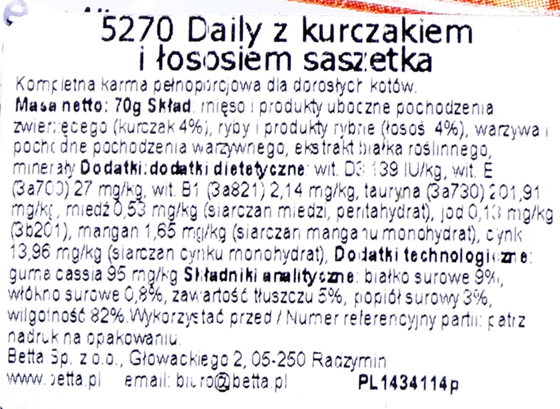 

ALMO NATURE Daily Menu Kurczak z łososiem 70g