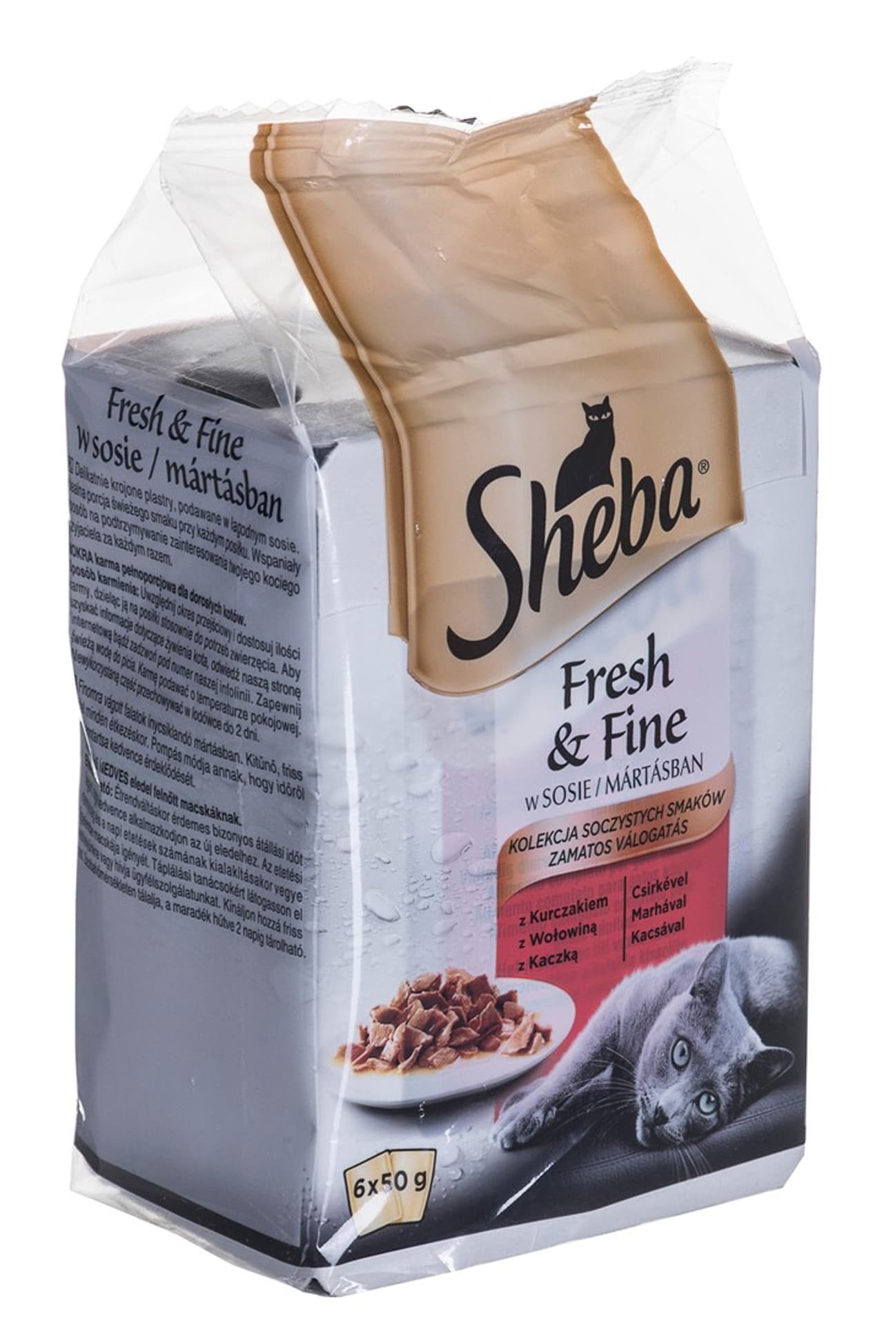

Sheba Mini mięsne dania w sosie 6x50g